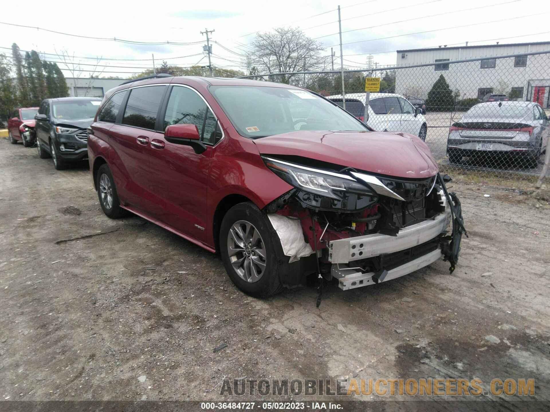 5TDJSKFC6MS007193 TOYOTA SIENNA 2021