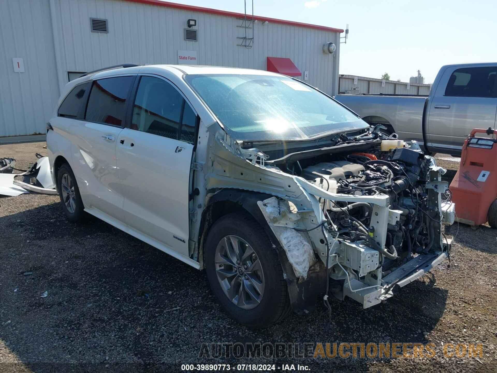 5TDJSKFC6MS032224 TOYOTA SIENNA 2021