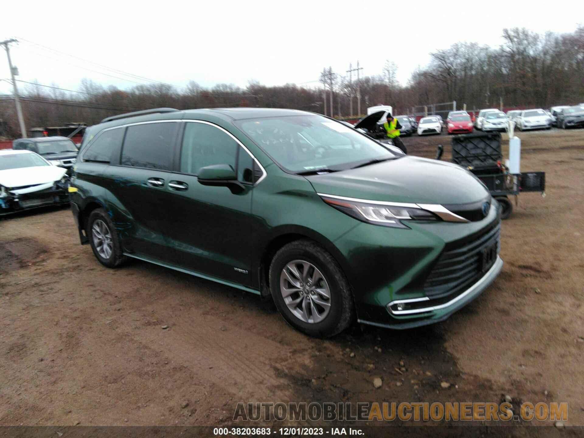 5TDJSKFC6MS032790 TOYOTA SIENNA 2021