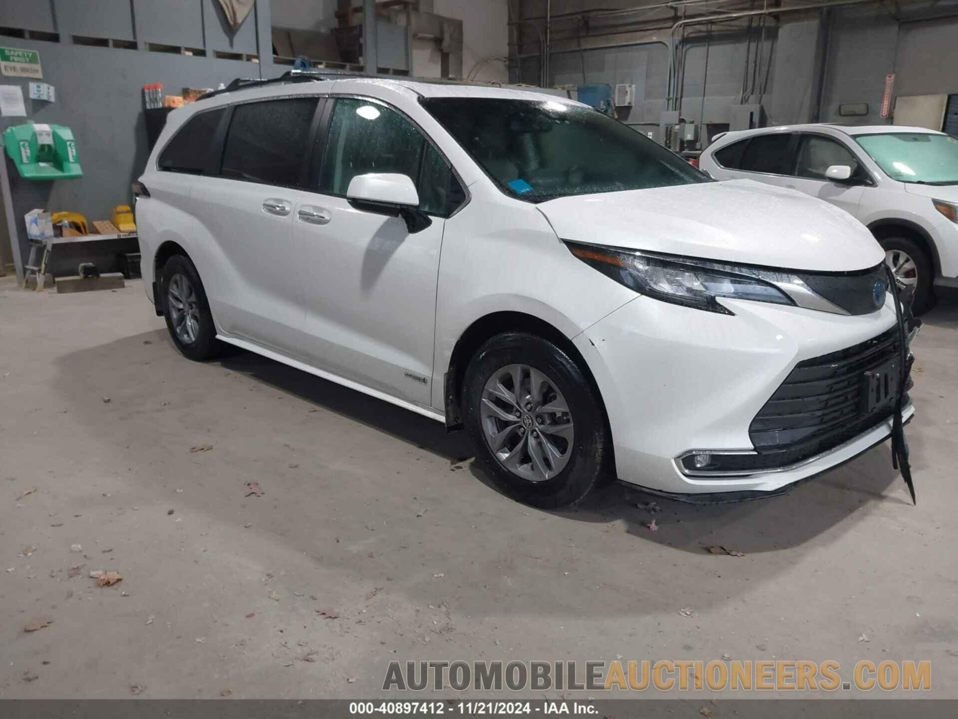 5TDJSKFC7MS011947 TOYOTA SIENNA 2021