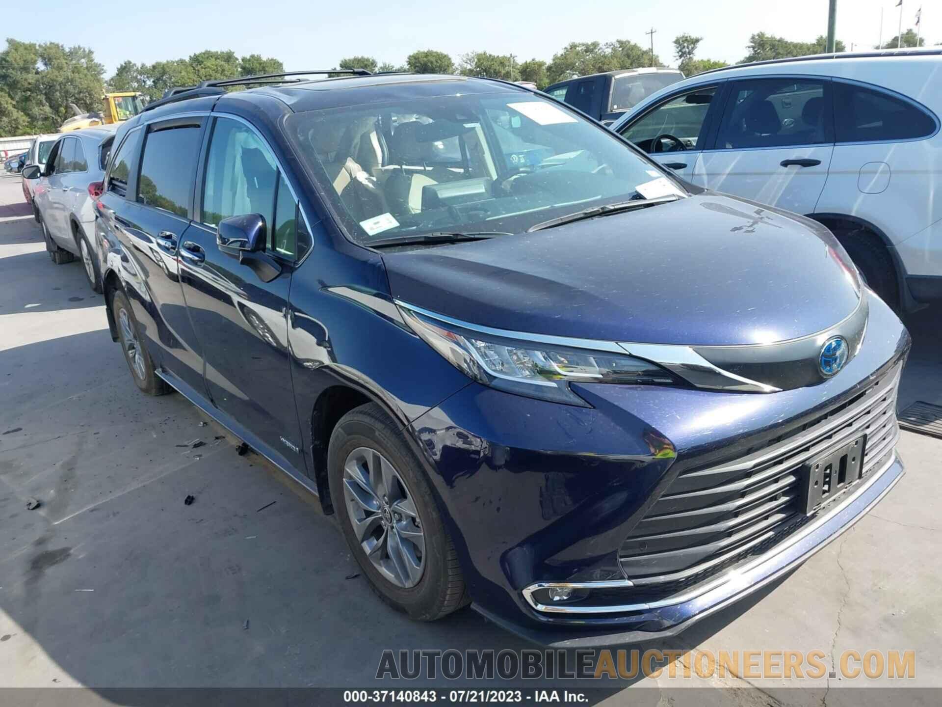 5TDJSKFC9MS024005 TOYOTA SIENNA 2021