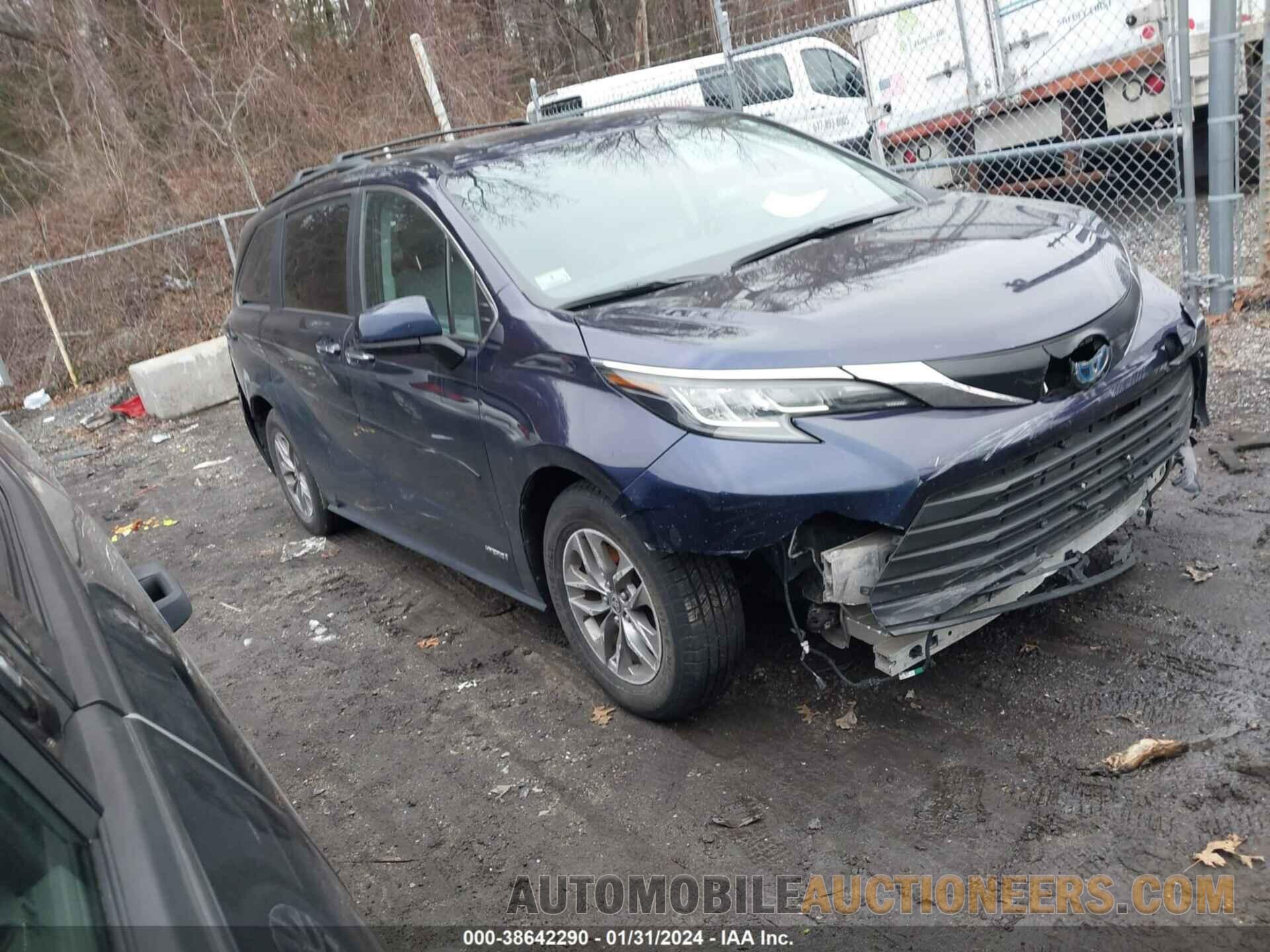 5TDJSKFC9MS037000 TOYOTA SIENNA 2021