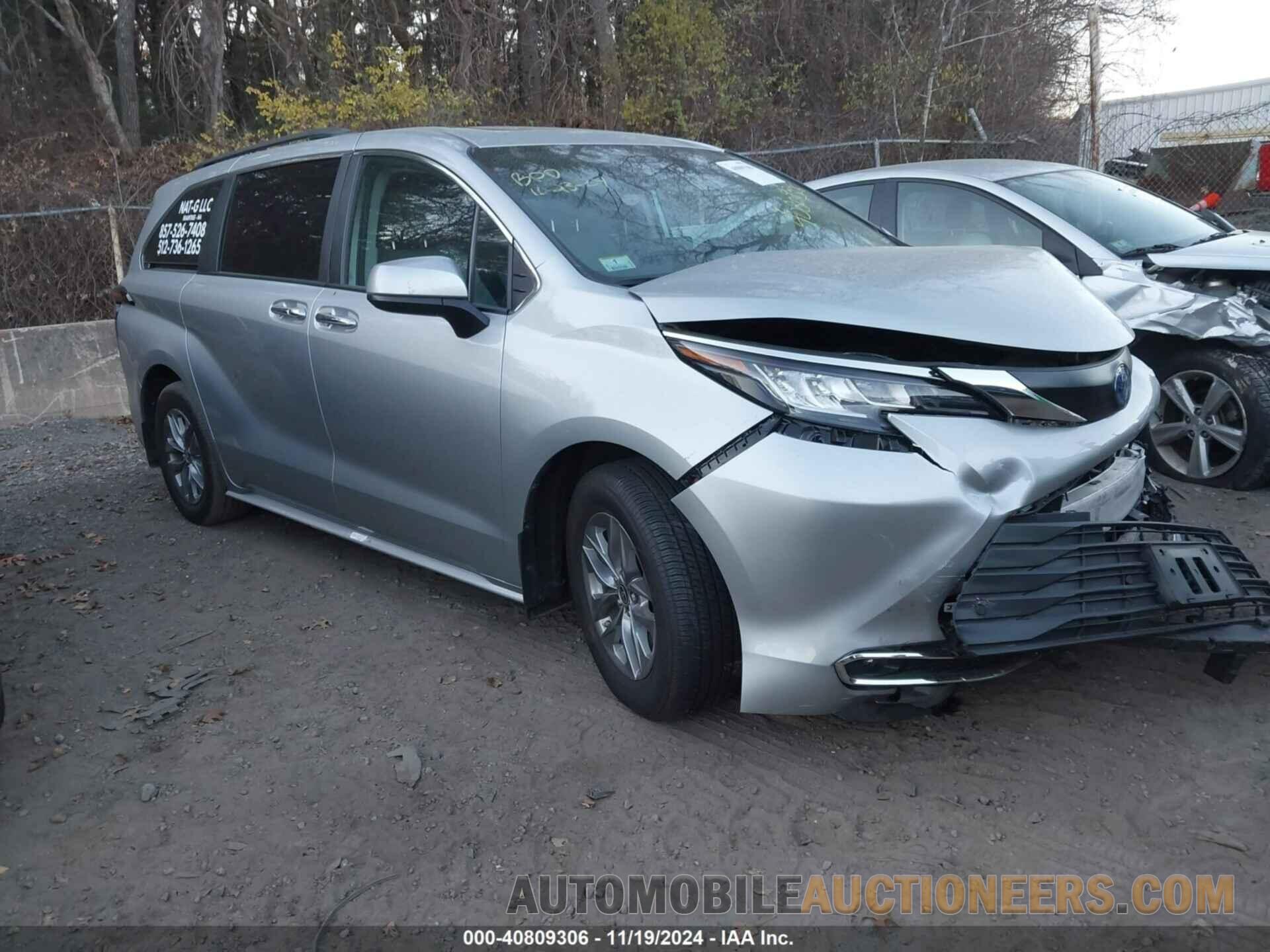 5TDJSKFC9PS075072 TOYOTA SIENNA 2023