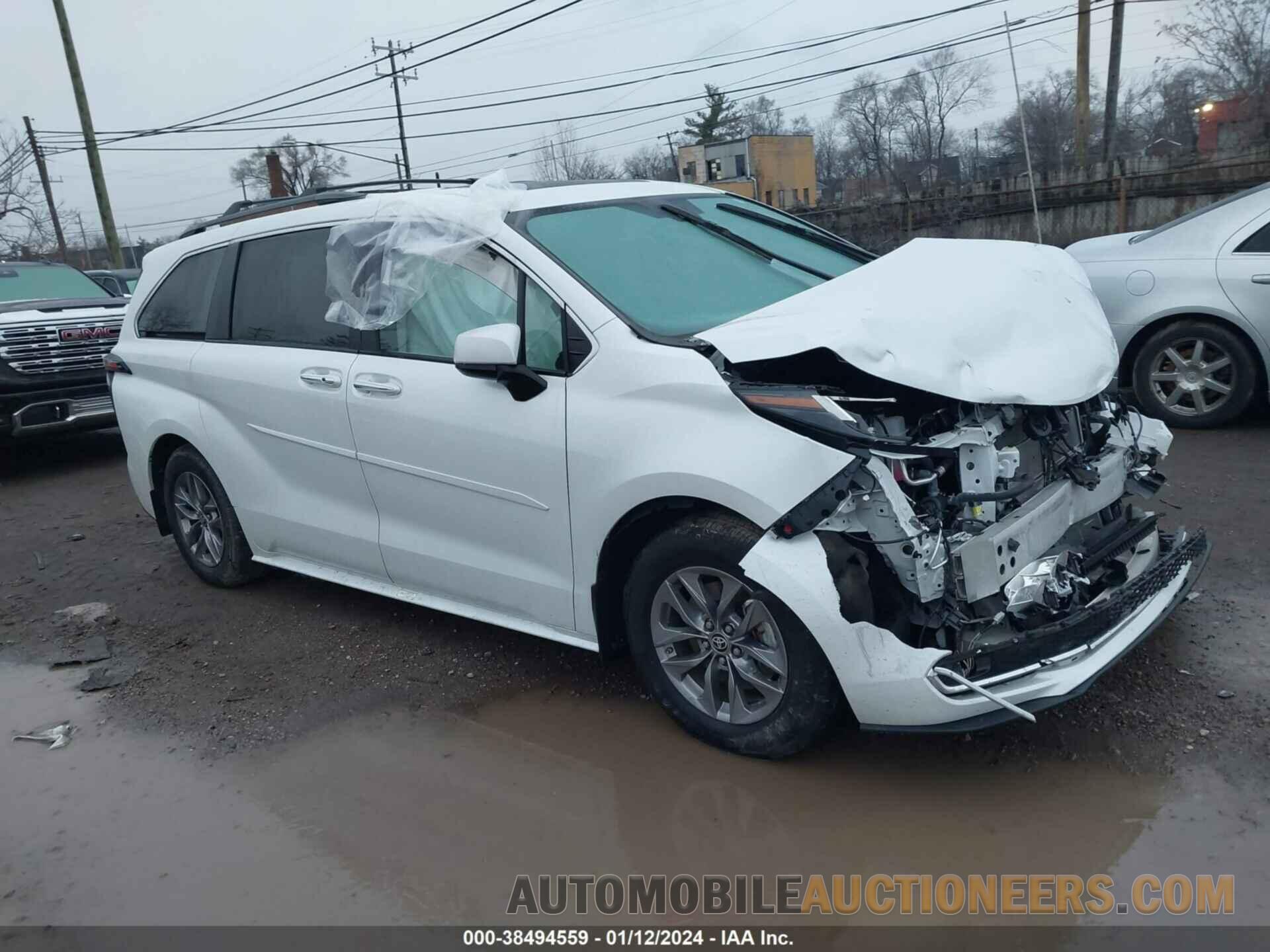 5TDJSKFCXPS078742 TOYOTA SIENNA 2023