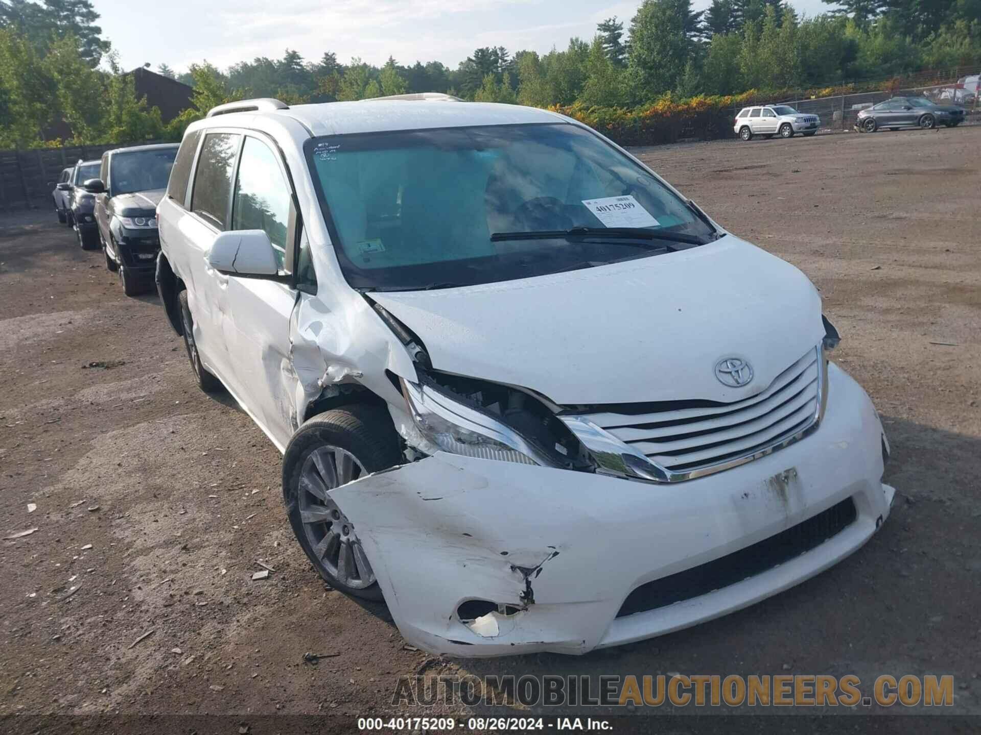 5TDJZ3DC0HS154779 TOYOTA SIENNA 2017