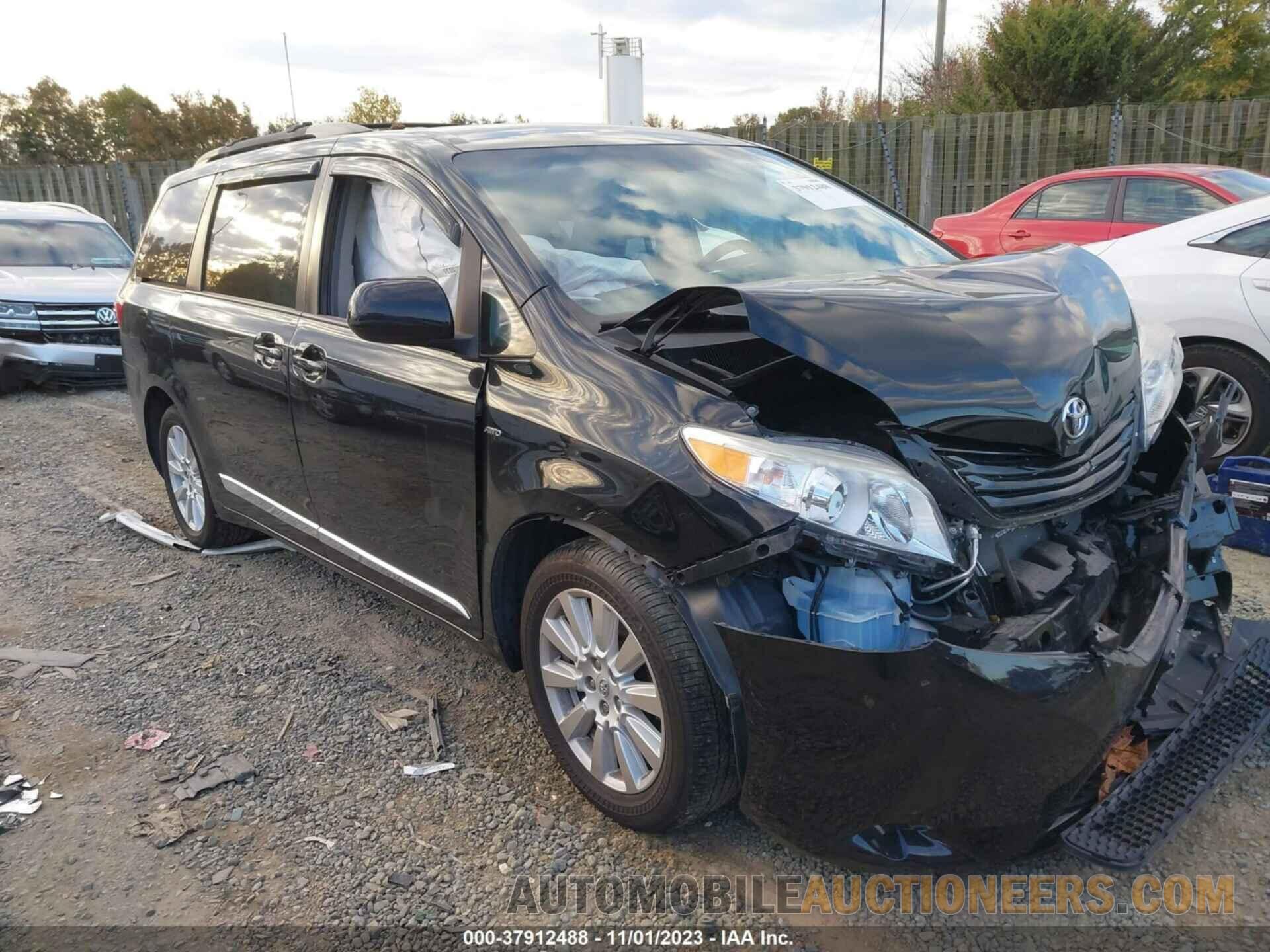 5TDJZ3DC0HS164289 TOYOTA SIENNA 2017