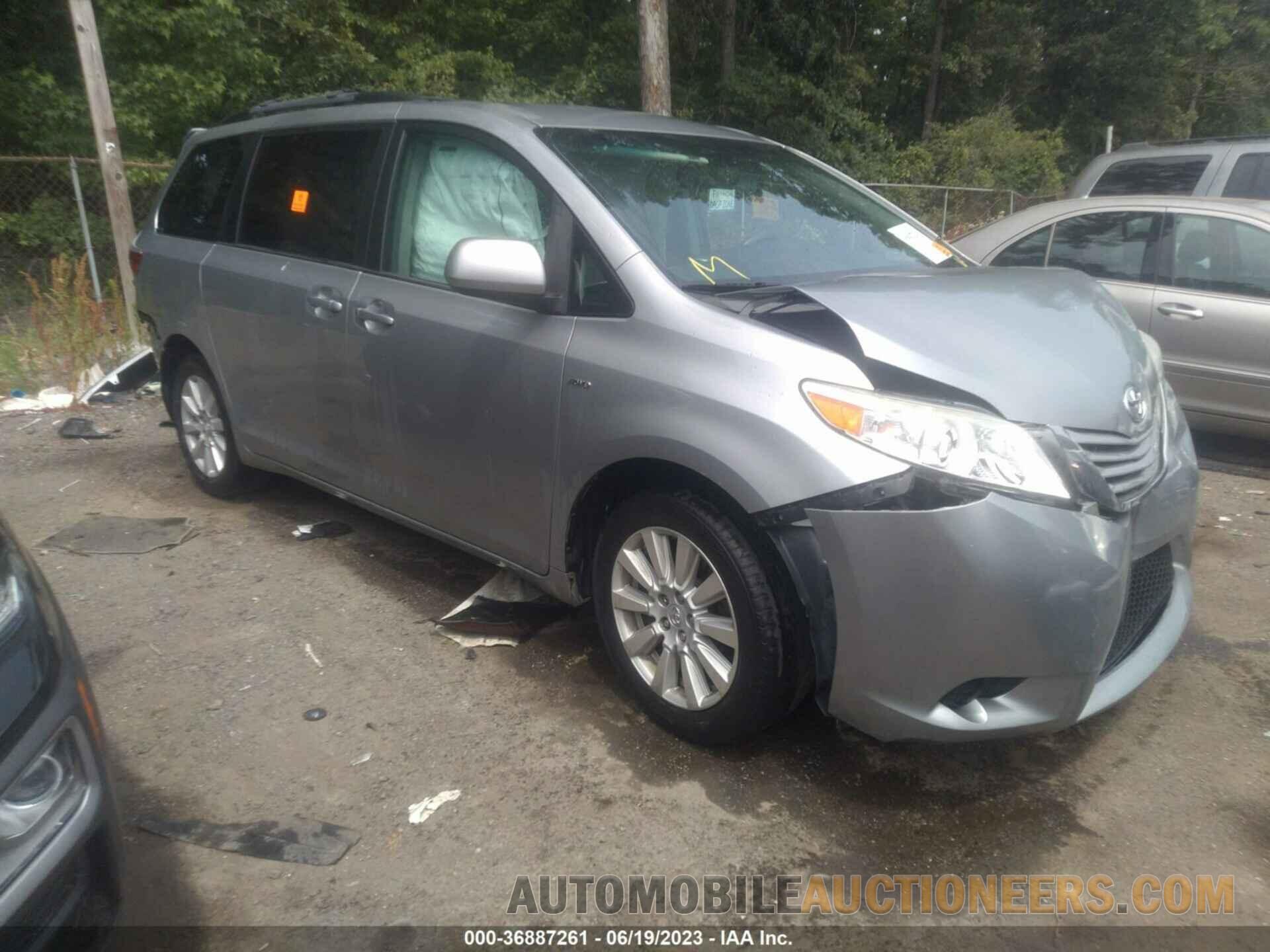 5TDJZ3DC0HS165507 TOYOTA SIENNA 2017