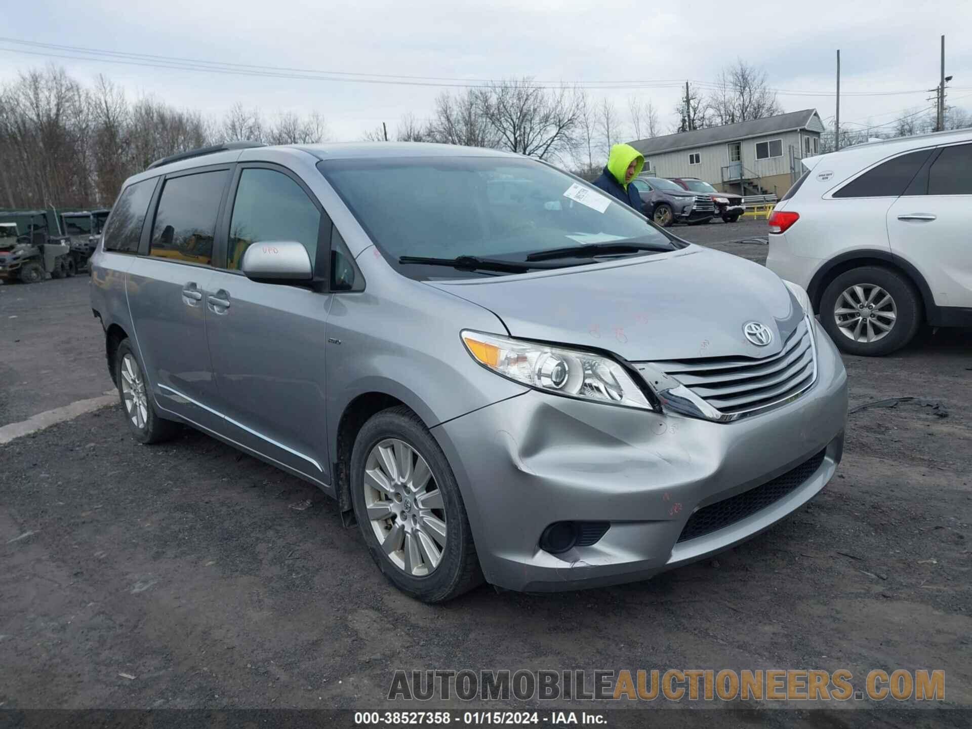 5TDJZ3DC0HS172652 TOYOTA SIENNA 2017