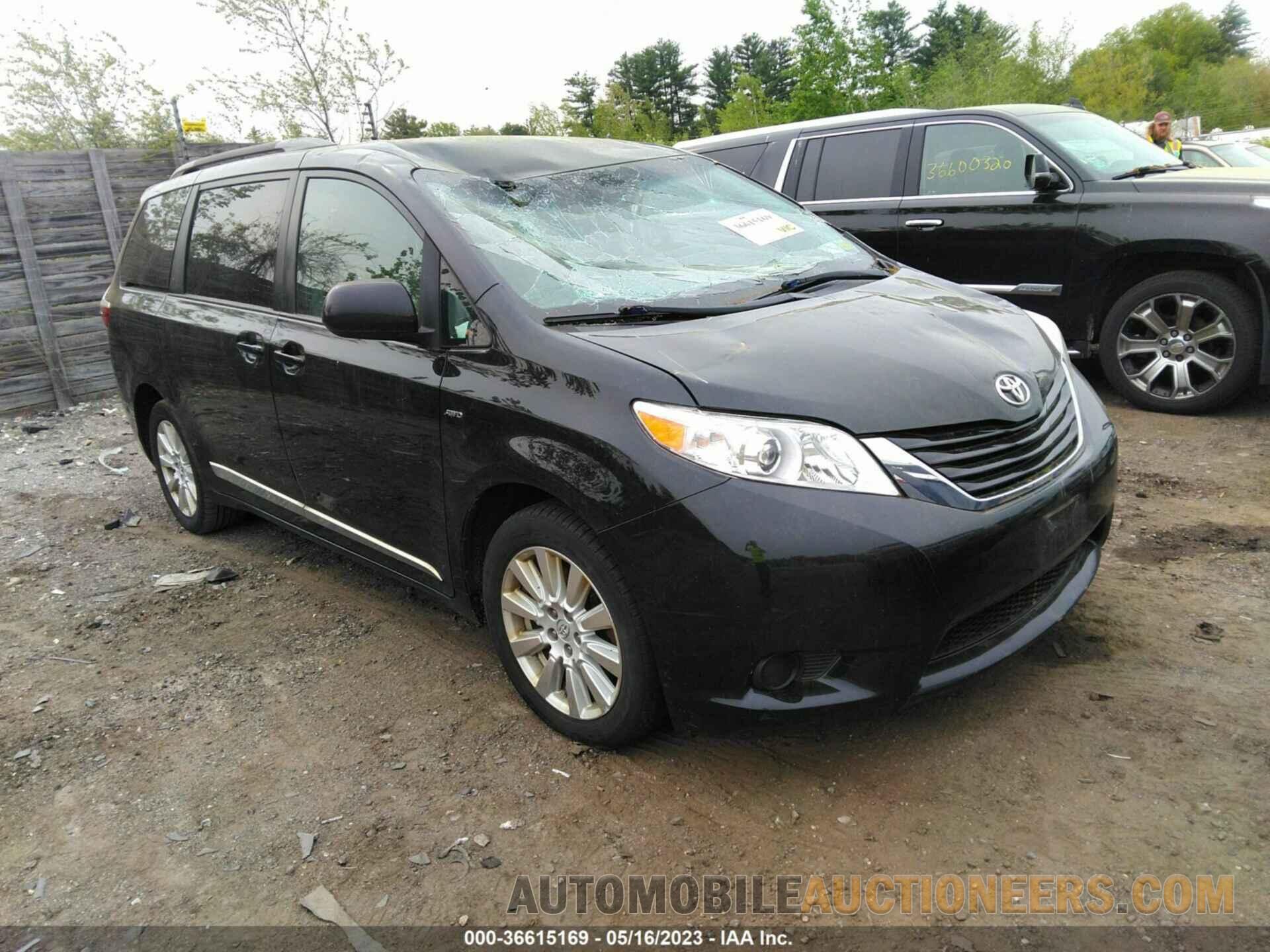 5TDJZ3DC0HS175664 TOYOTA SIENNA 2017