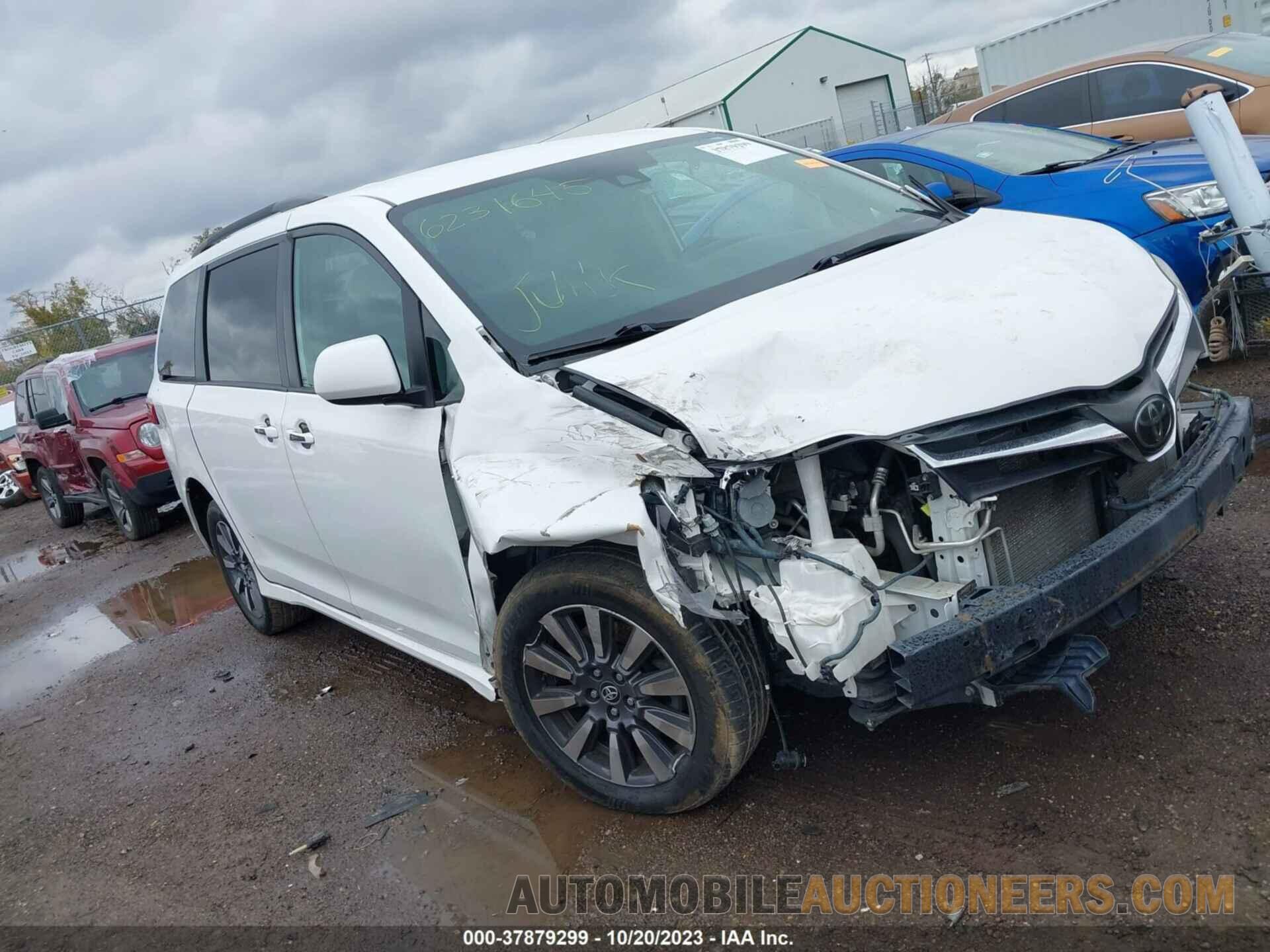 5TDJZ3DC2KS214987 TOYOTA SIENNA 2019