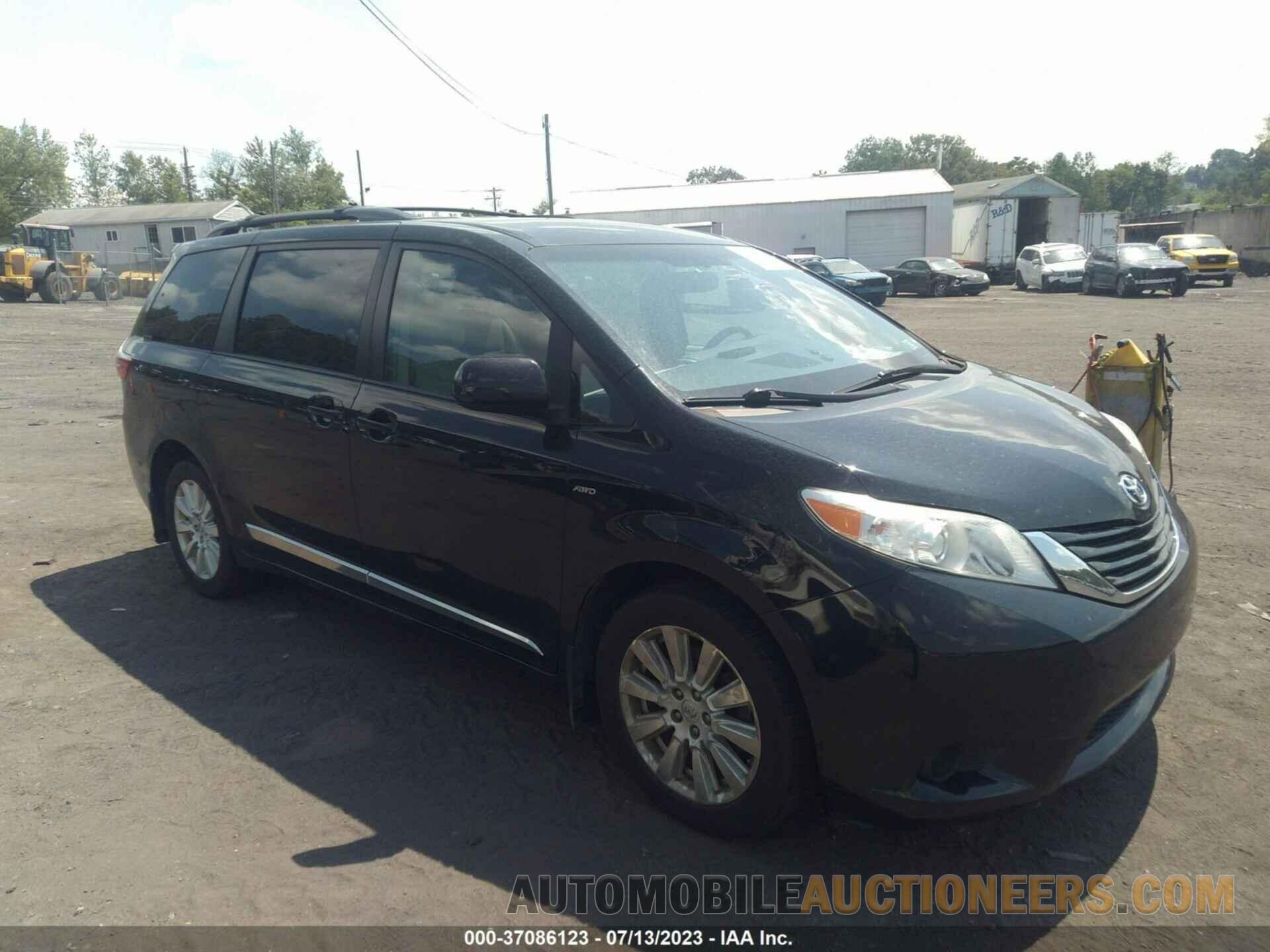 5TDJZ3DC3HS164481 TOYOTA SIENNA 2017