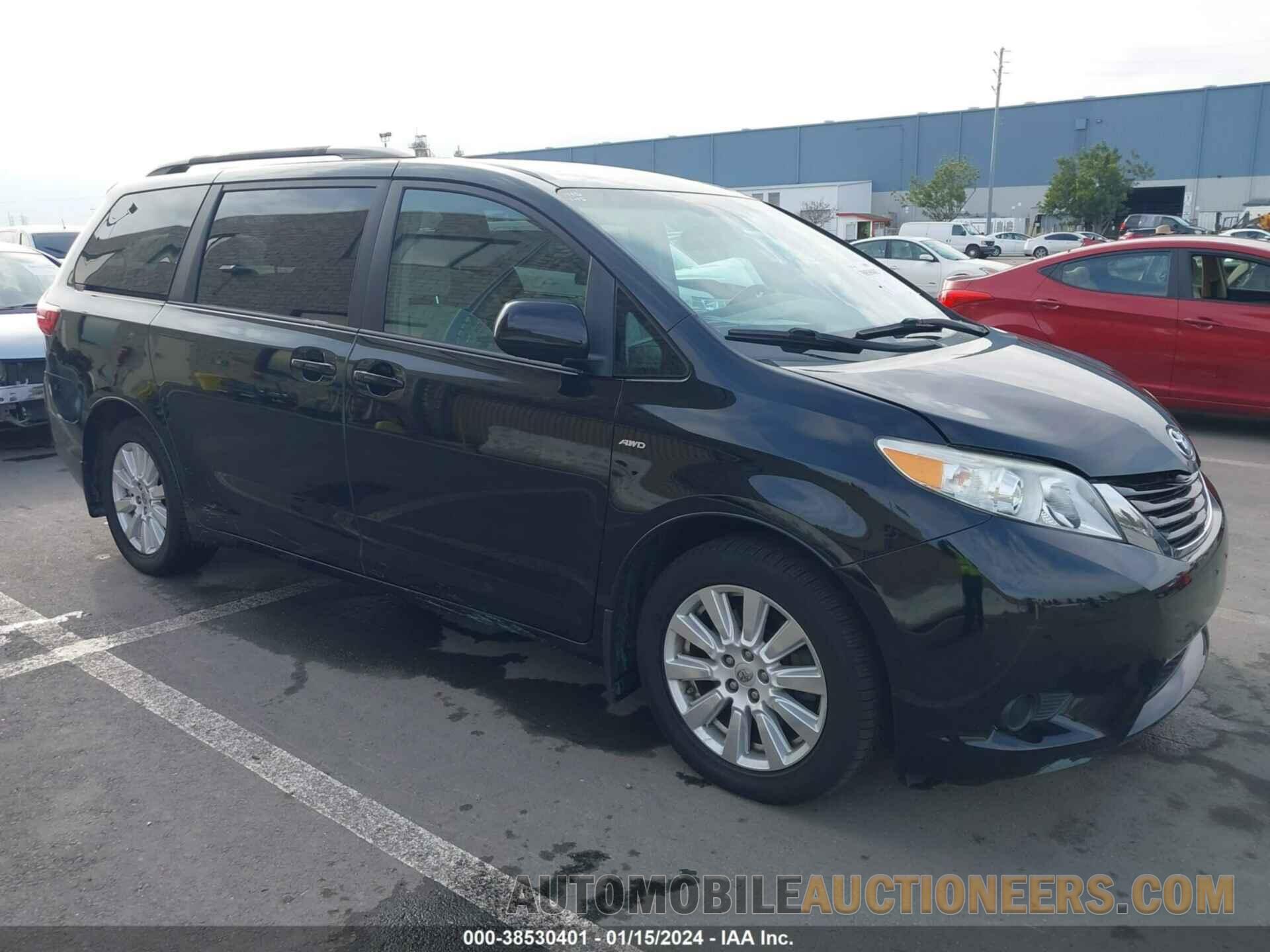 5TDJZ3DC4HS153635 TOYOTA SIENNA 2017