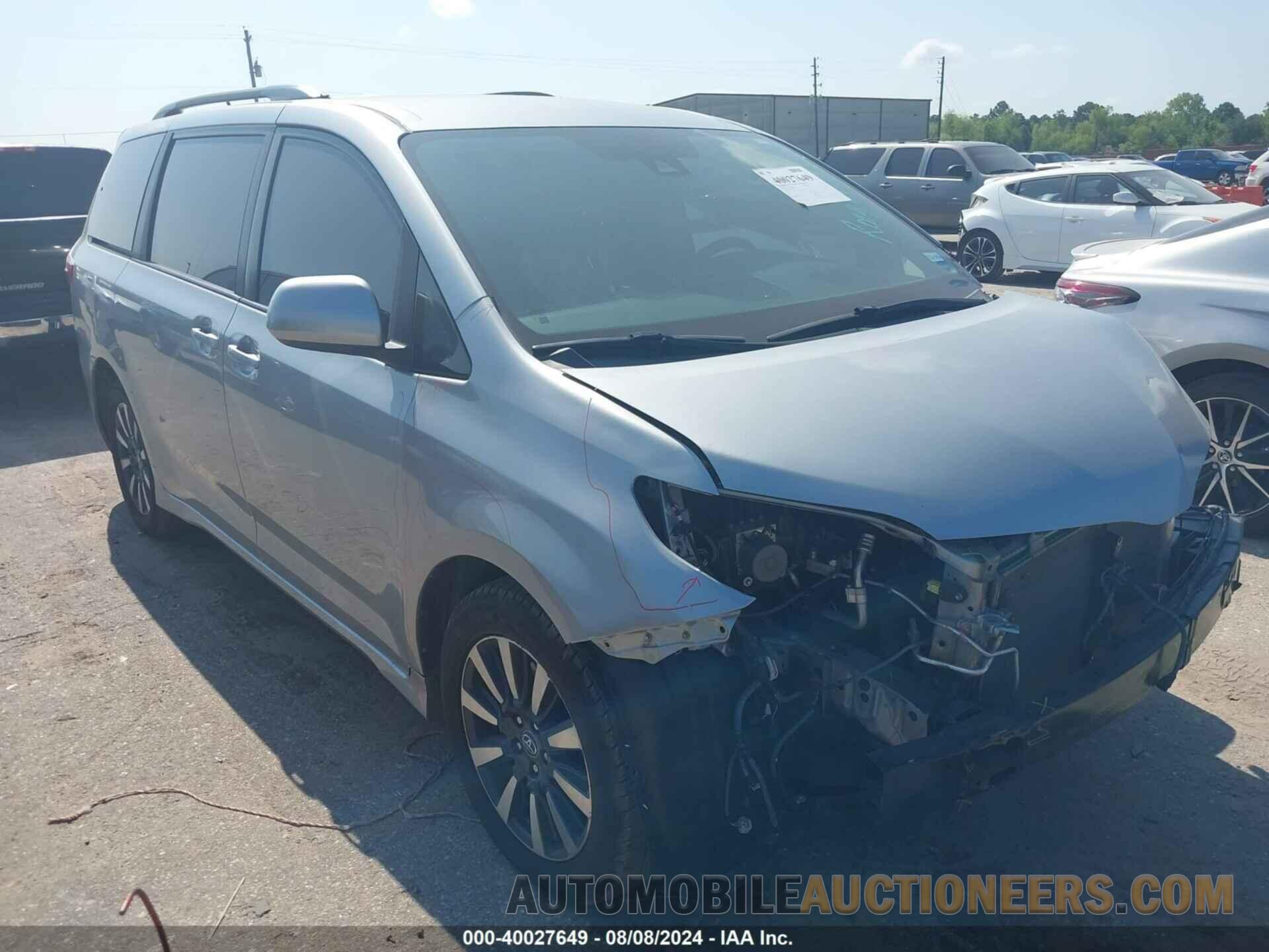 5TDJZ3DC4KS227725 TOYOTA SIENNA 2019