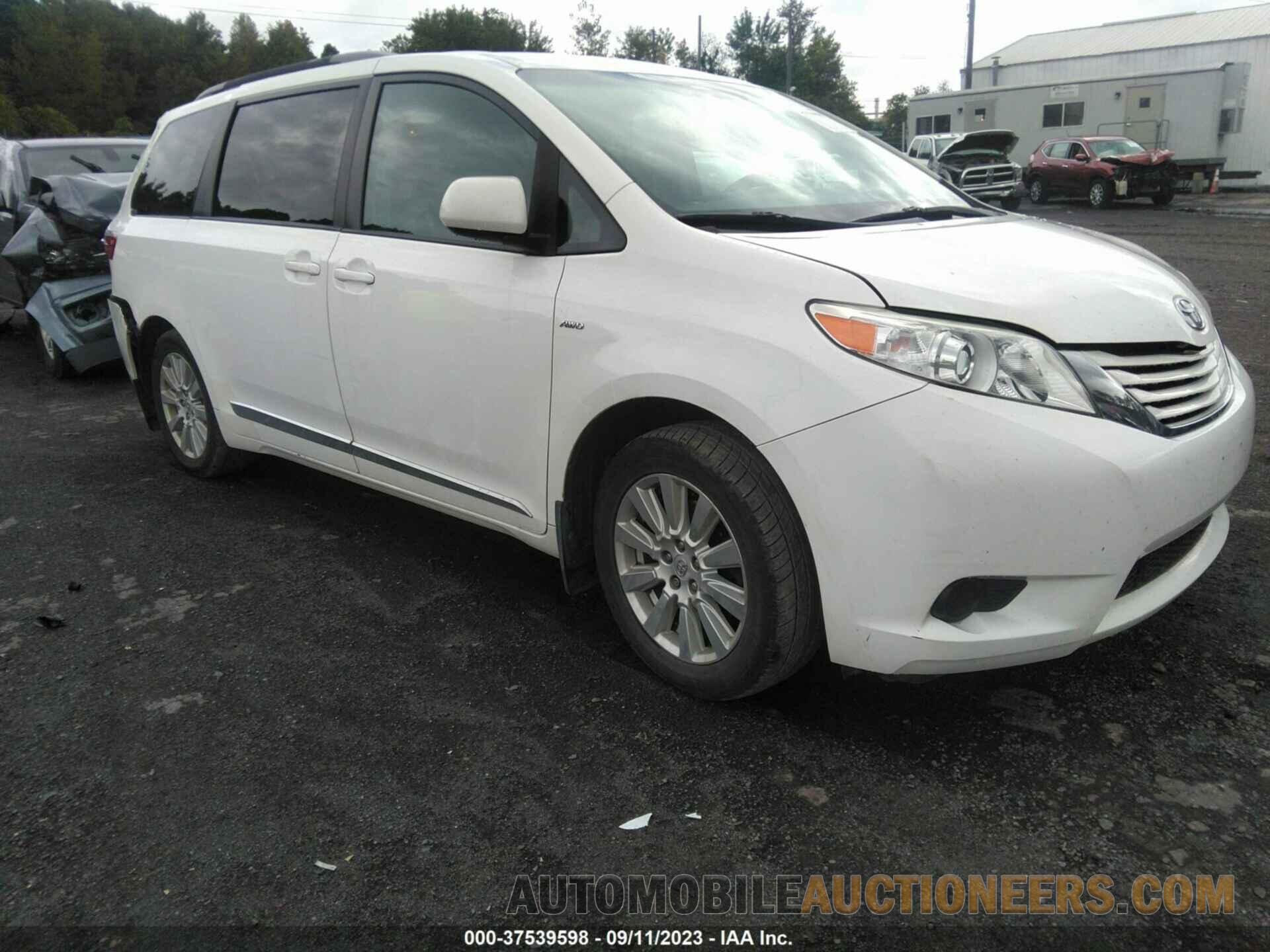 5TDJZ3DC6HS150820 TOYOTA SIENNA 2017