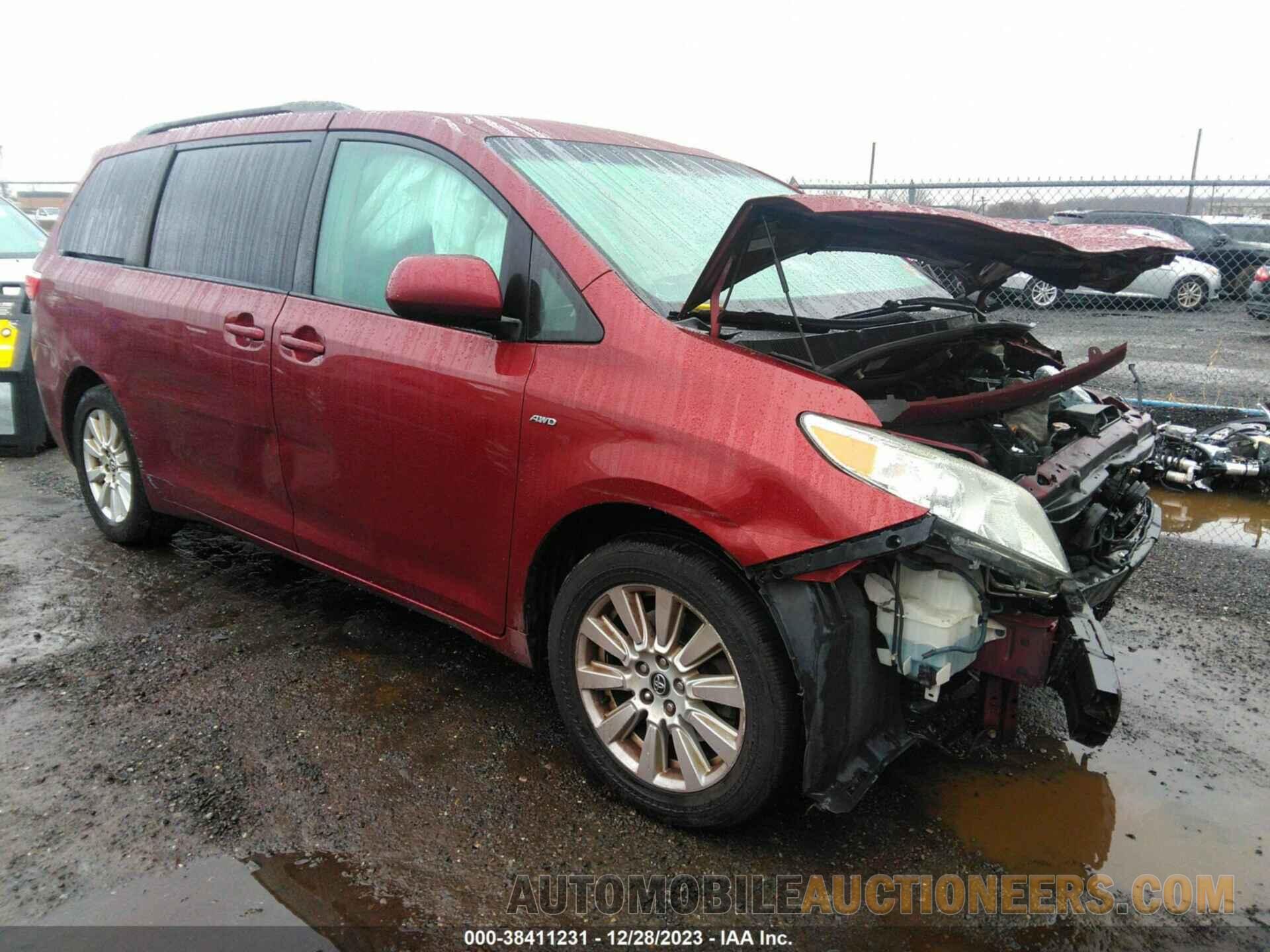 5TDJZ3DC6HS152289 TOYOTA SIENNA 2017