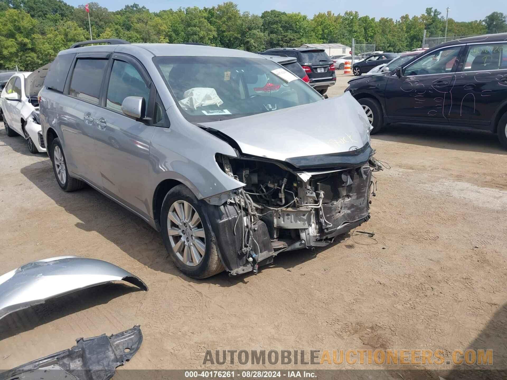 5TDJZ3DC6HS157864 TOYOTA SIENNA 2017