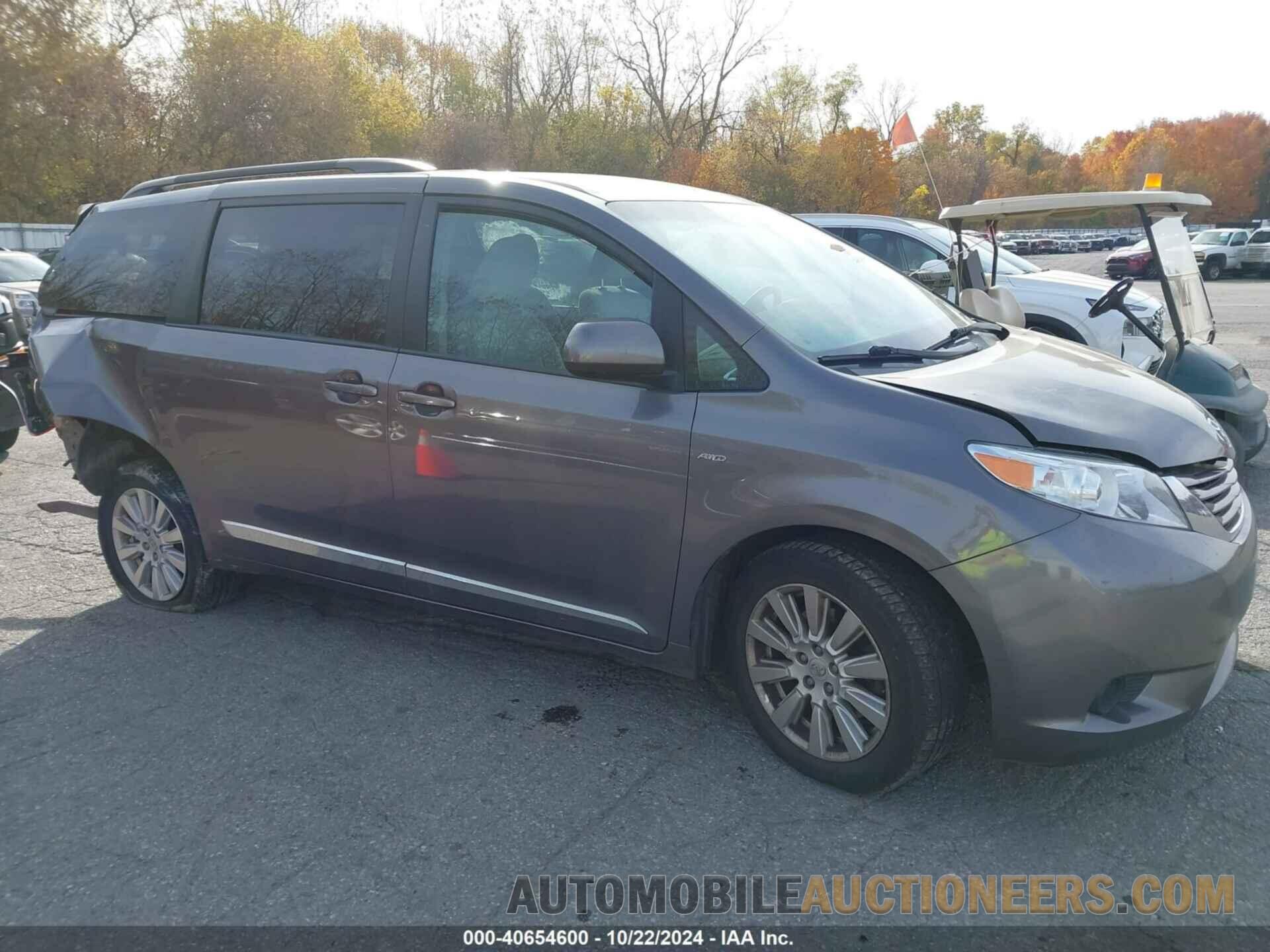 5TDJZ3DC9HS150472 TOYOTA SIENNA 2017