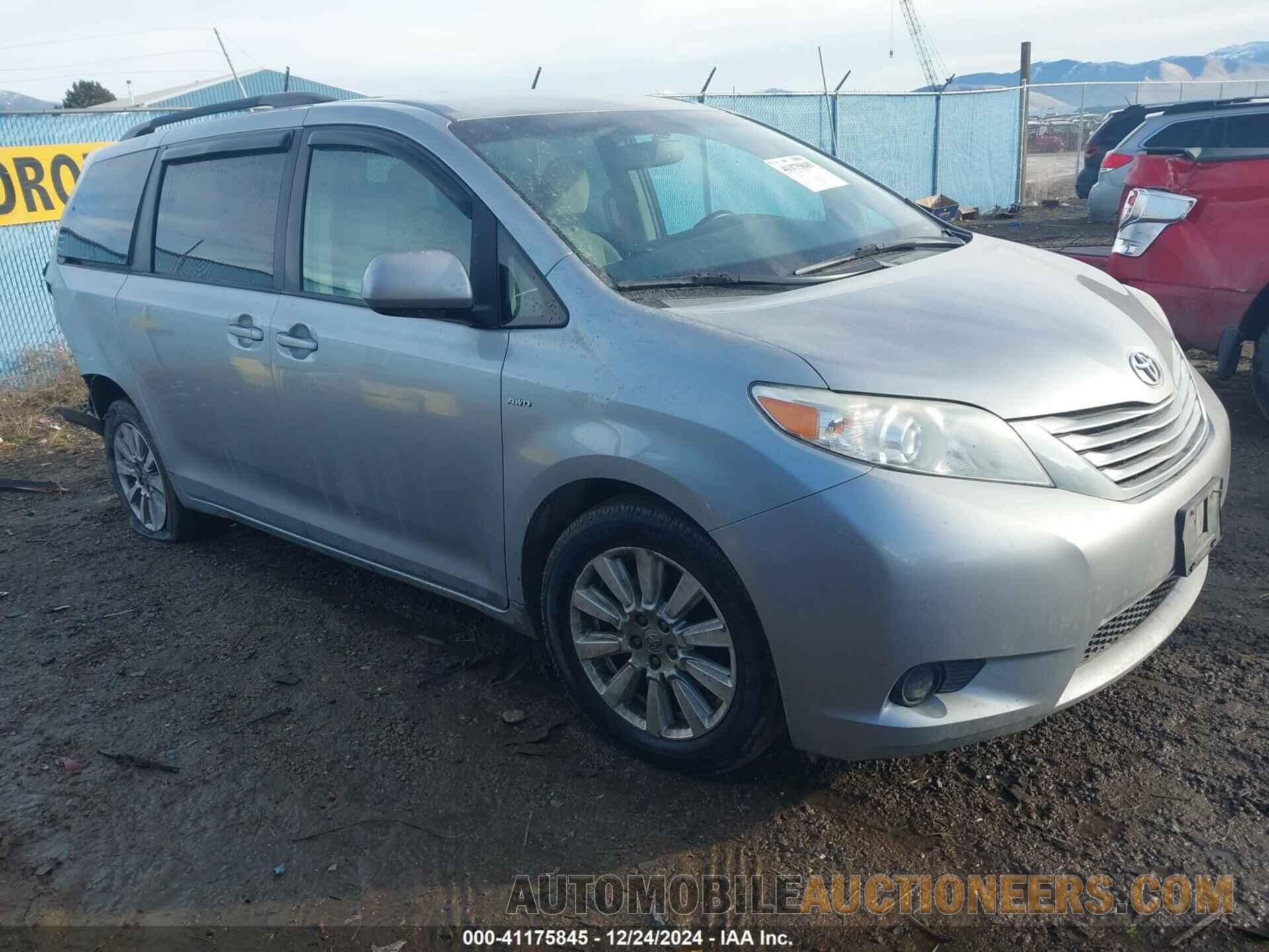 5TDJZ3DC9HS168079 TOYOTA SIENNA 2017