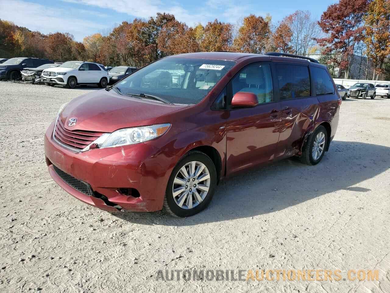 5TDJZ3DCXHS185229 TOYOTA All Models 2017