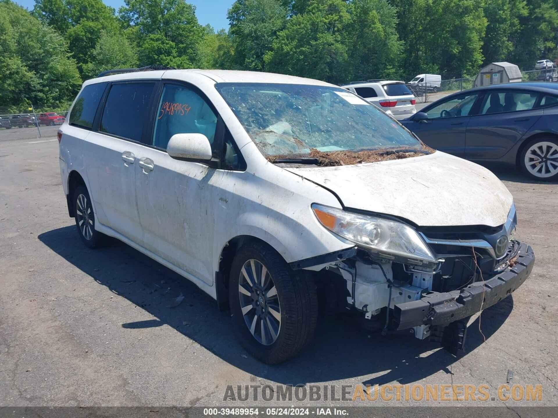 5TDJZ3DCXLS236219 TOYOTA SIENNA 2020