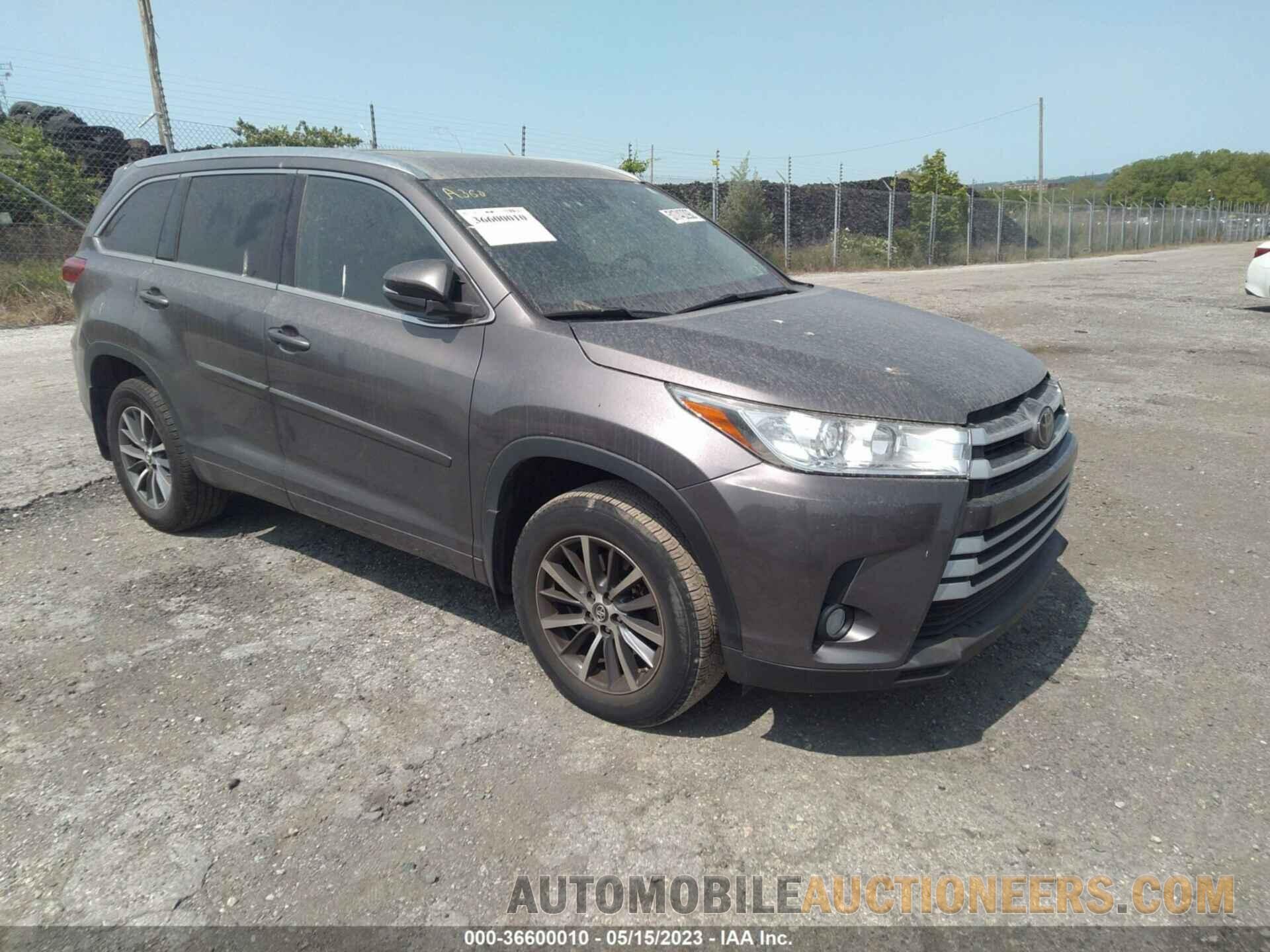 5TDJZRFH0HS386813 TOYOTA HIGHLANDER 2017