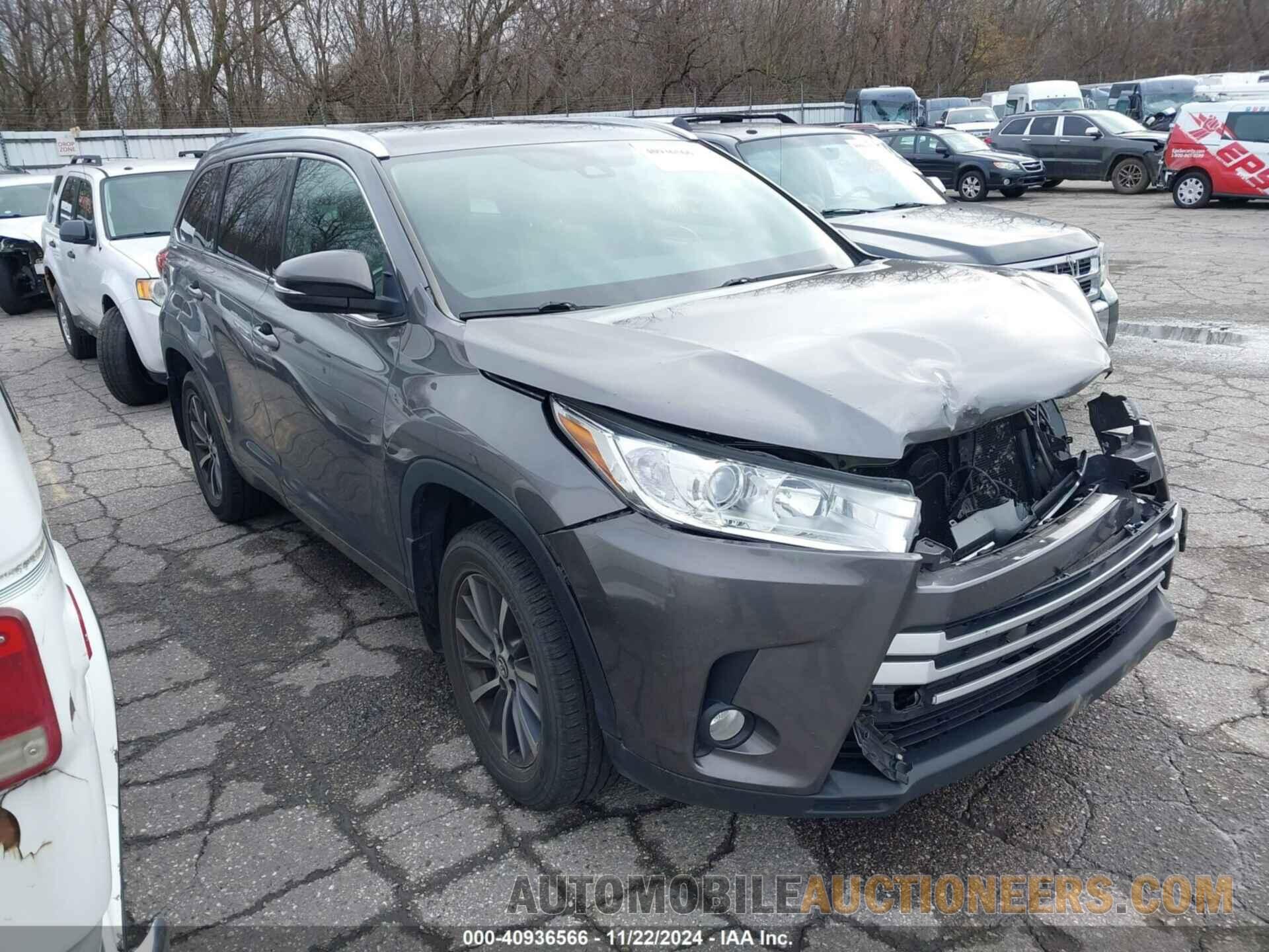 5TDJZRFH0HS438831 TOYOTA HIGHLANDER 2017