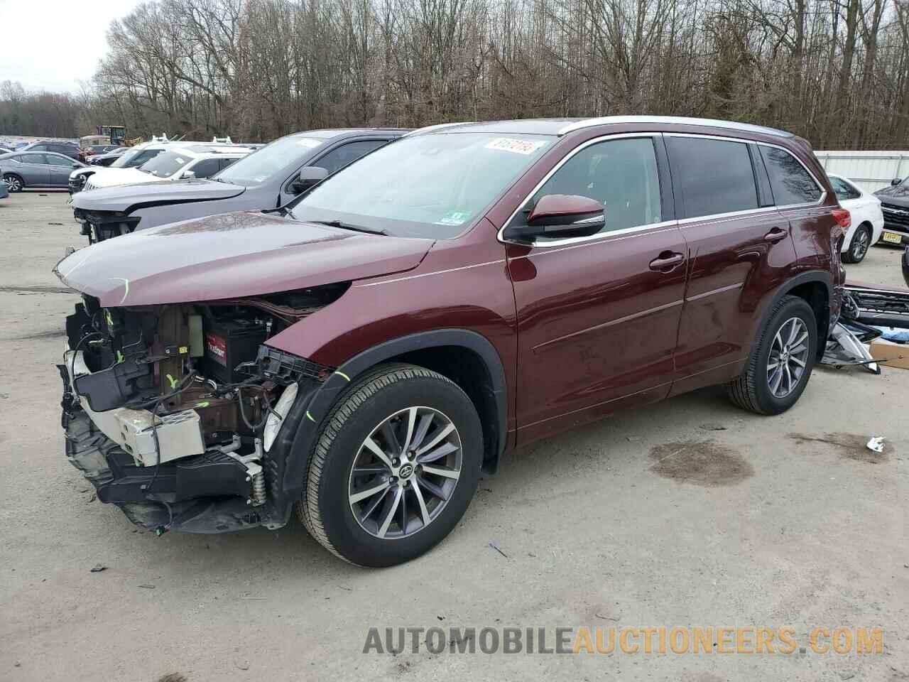 5TDJZRFH0HS442653 TOYOTA HIGHLANDER 2017