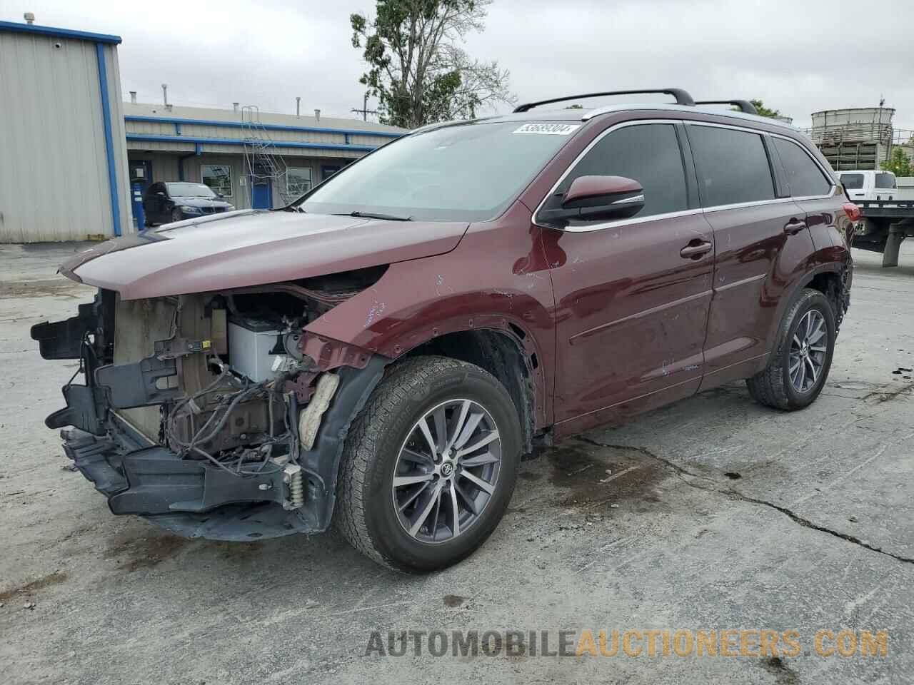 5TDJZRFH0HS458352 TOYOTA HIGHLANDER 2017