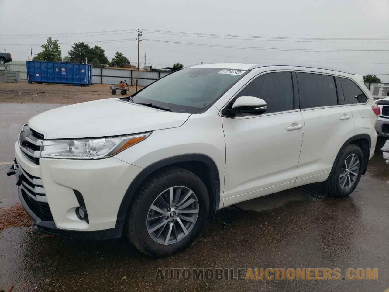 5TDJZRFH0HS460215 TOYOTA HIGHLANDER 2017