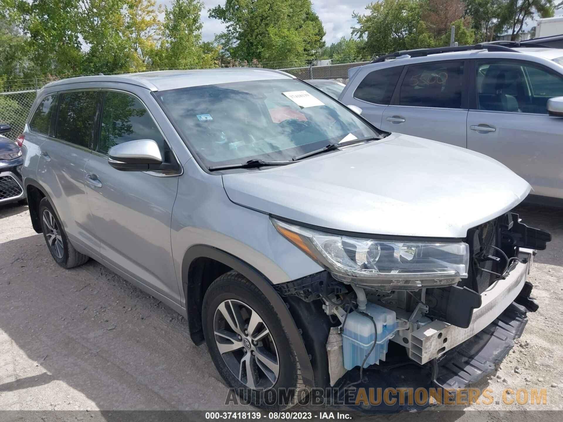 5TDJZRFH0HS521787 TOYOTA HIGHLANDER 2017