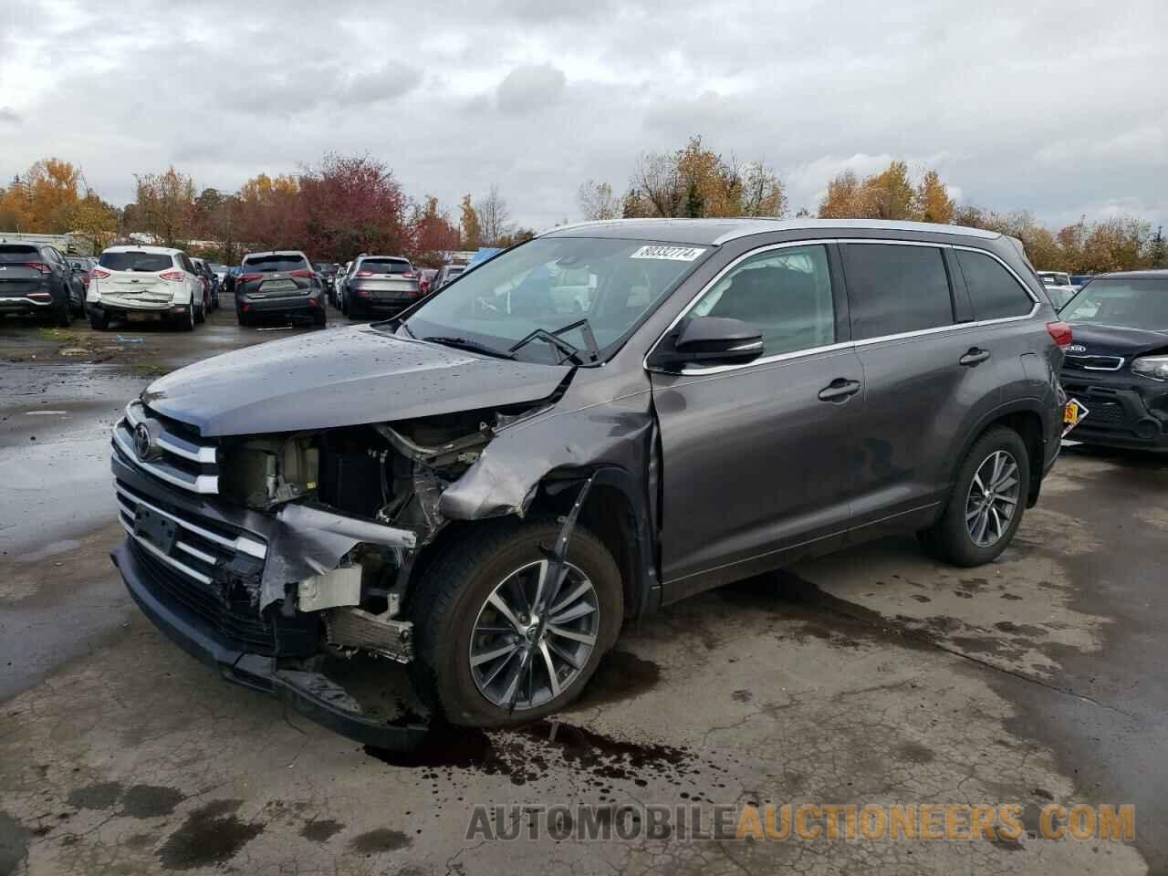 5TDJZRFH0JS535257 TOYOTA HIGHLANDER 2018