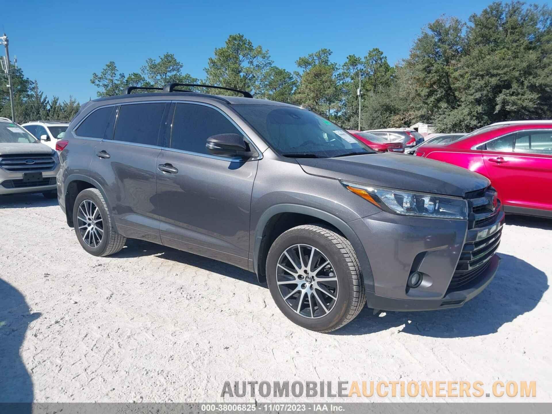 5TDJZRFH0JS540460 TOYOTA HIGHLANDER 2018