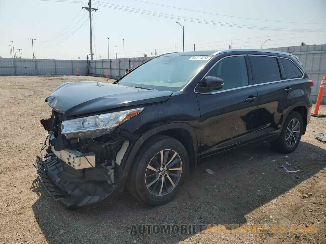 5TDJZRFH0JS542290 TOYOTA HIGHLANDER 2018