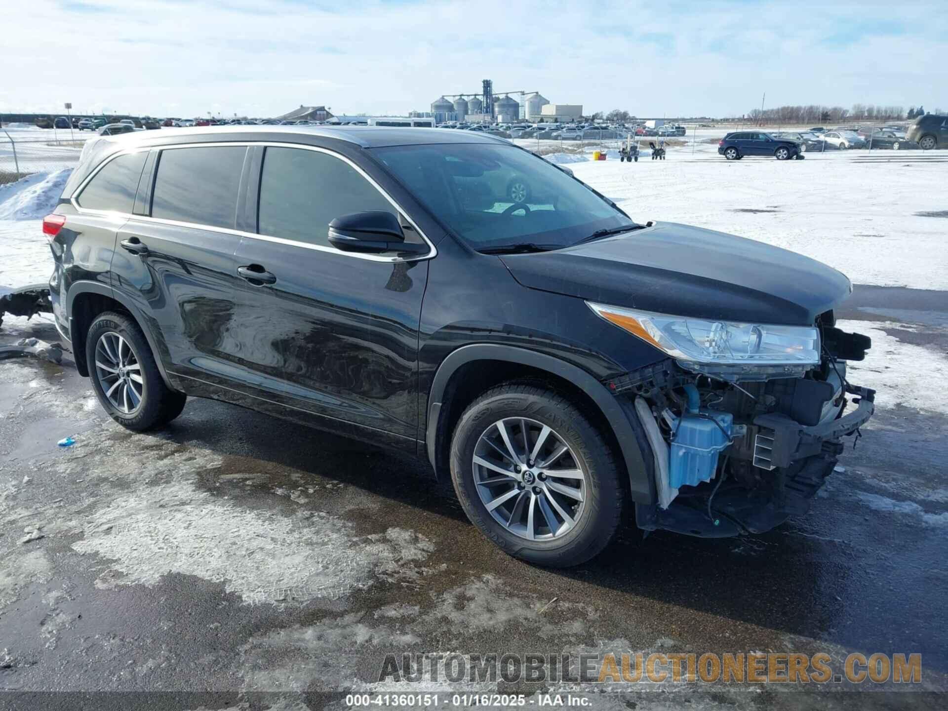 5TDJZRFH0JS827314 TOYOTA HIGHLANDER 2018