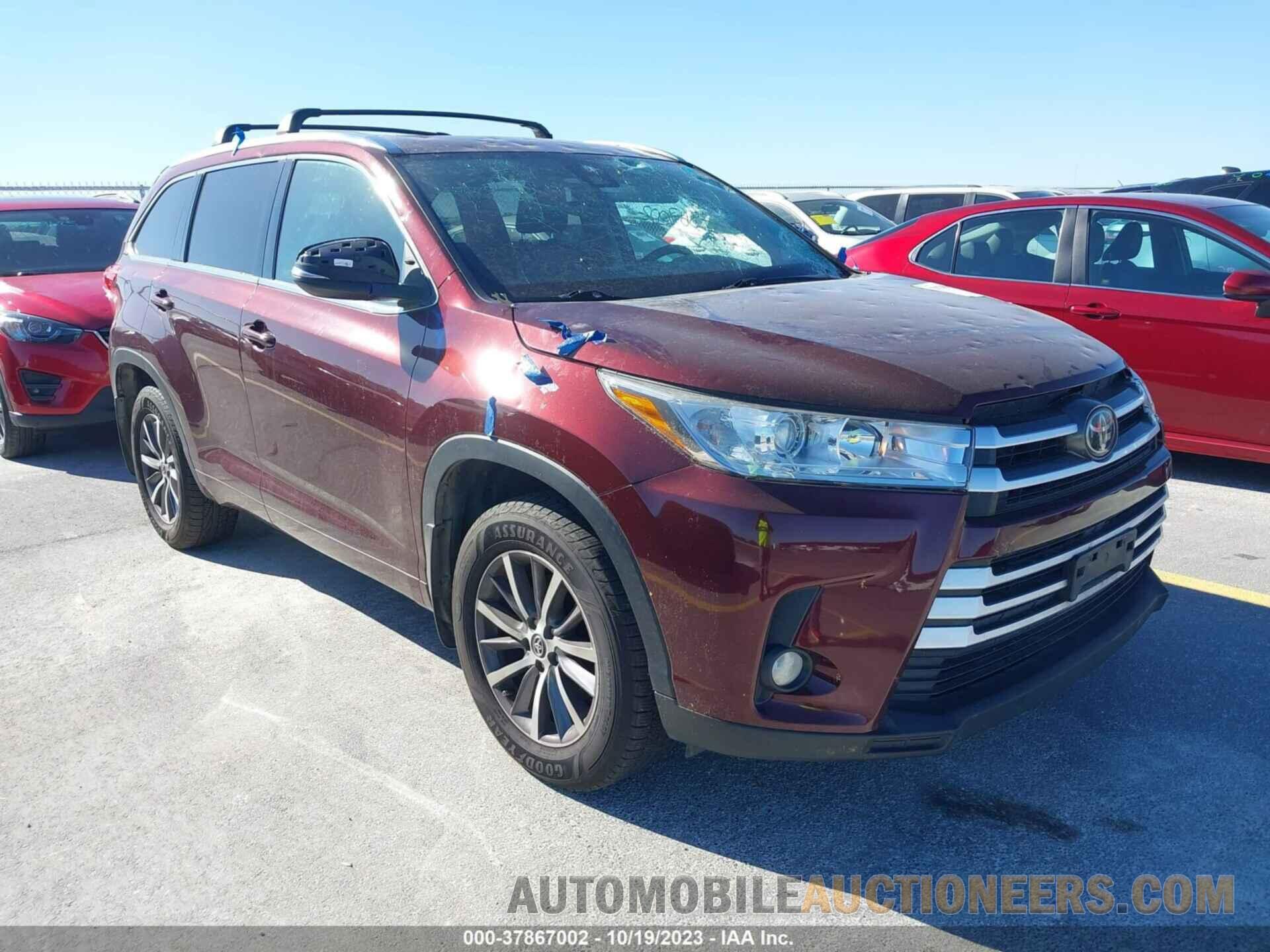 5TDJZRFH0JS874360 TOYOTA HIGHLANDER 2018