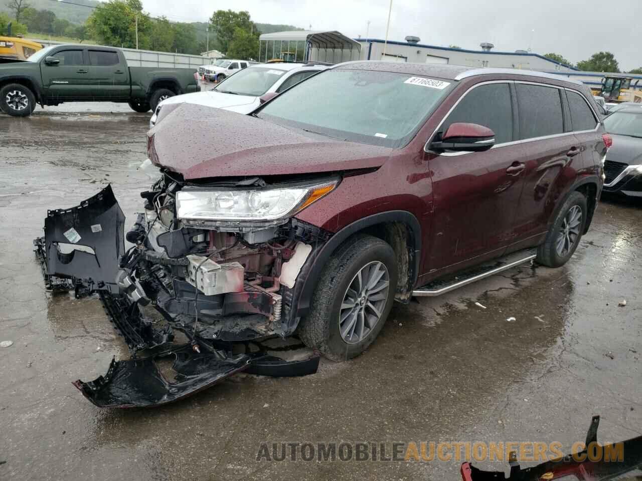 5TDJZRFH0JS880286 TOYOTA HIGHLANDER 2018