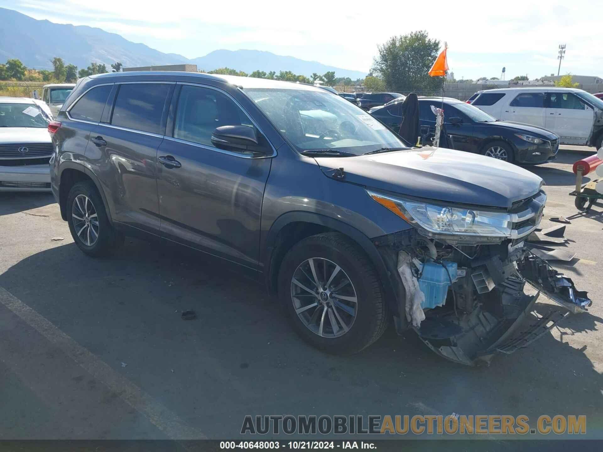 5TDJZRFH0JS888954 TOYOTA HIGHLANDER 2018