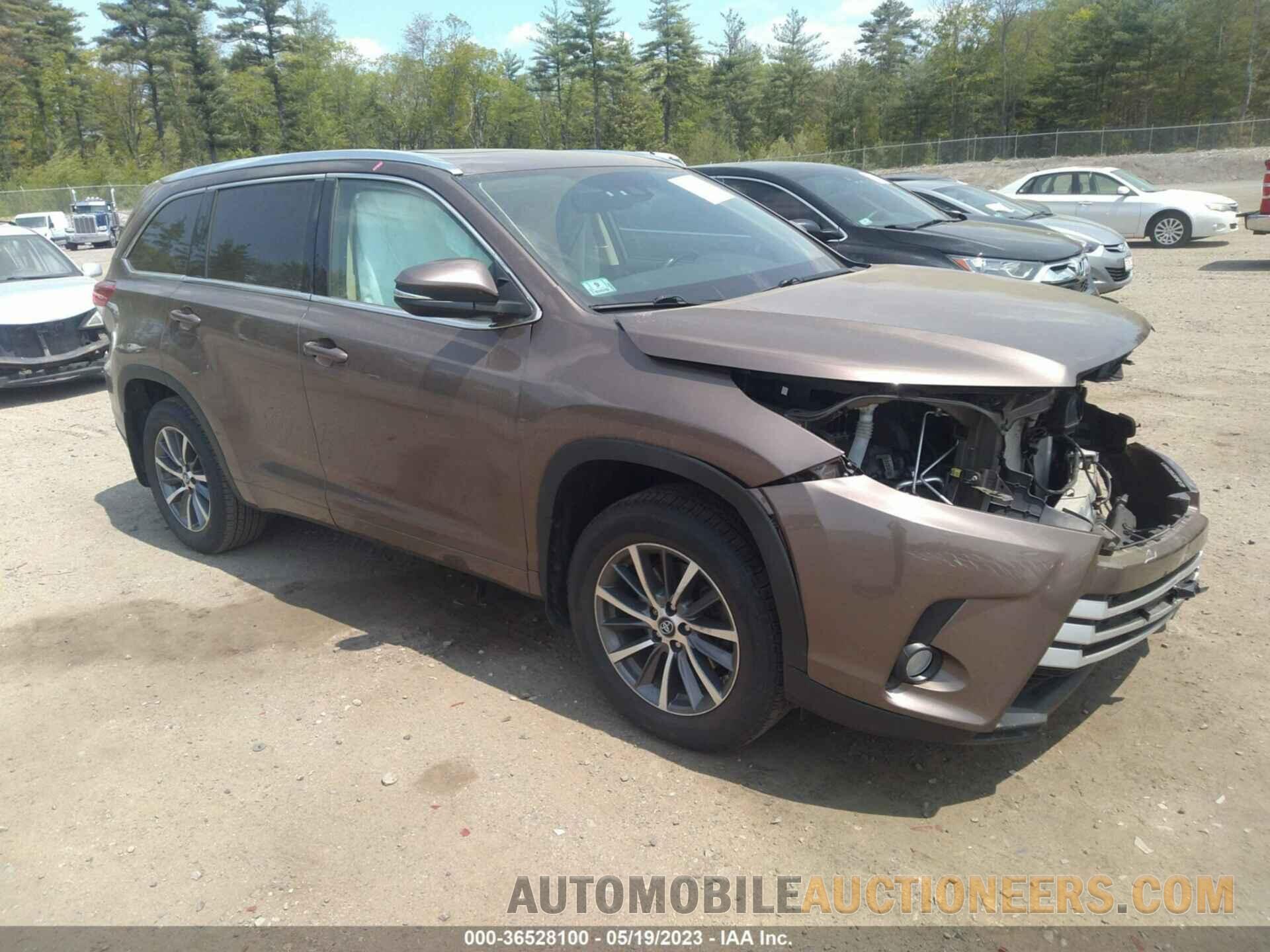 5TDJZRFH0JS891420 TOYOTA HIGHLANDER 2018