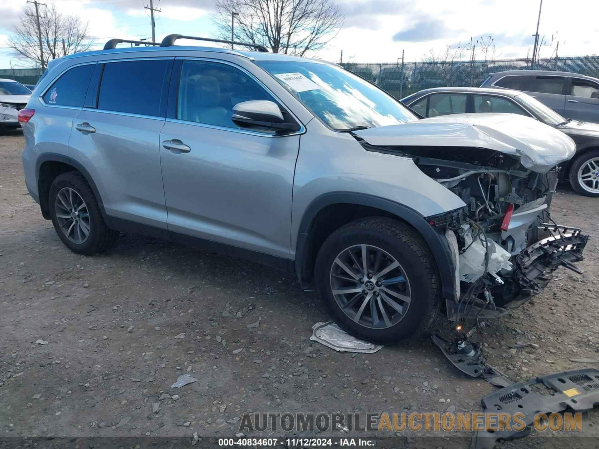 5TDJZRFH0KS584203 TOYOTA HIGHLANDER 2019