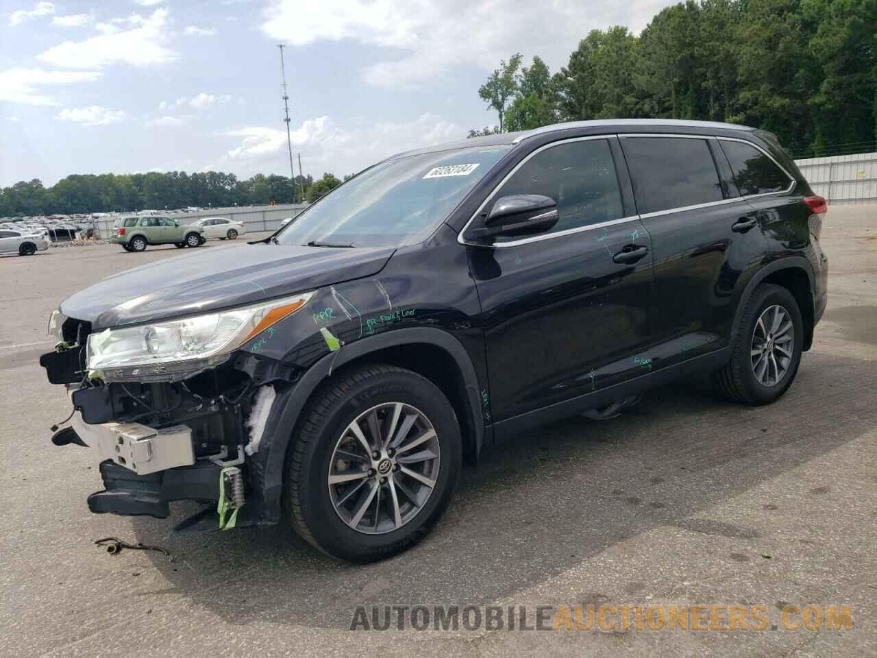 5TDJZRFH0KS589532 TOYOTA HIGHLANDER 2019