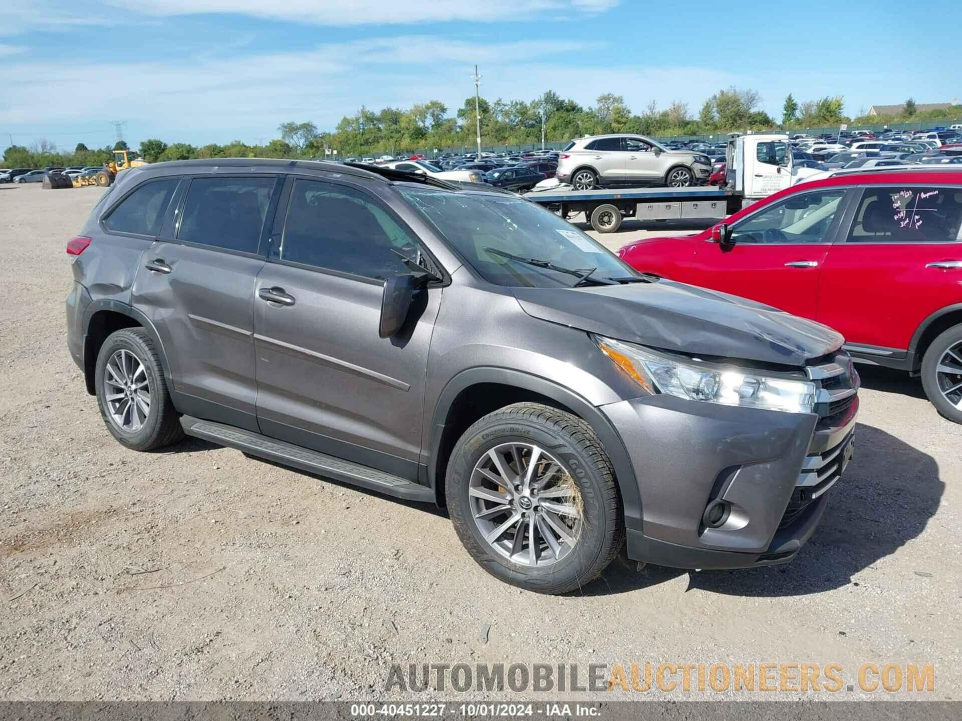 5TDJZRFH0KS595900 TOYOTA HIGHLANDER 2019