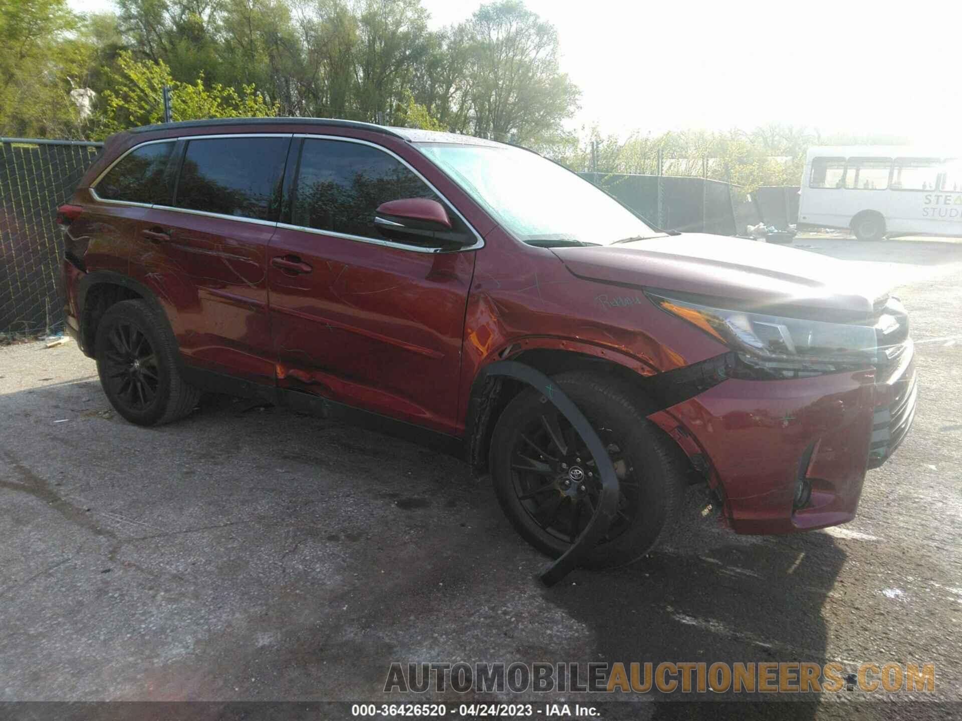 5TDJZRFH0KS602246 TOYOTA HIGHLANDER 2019