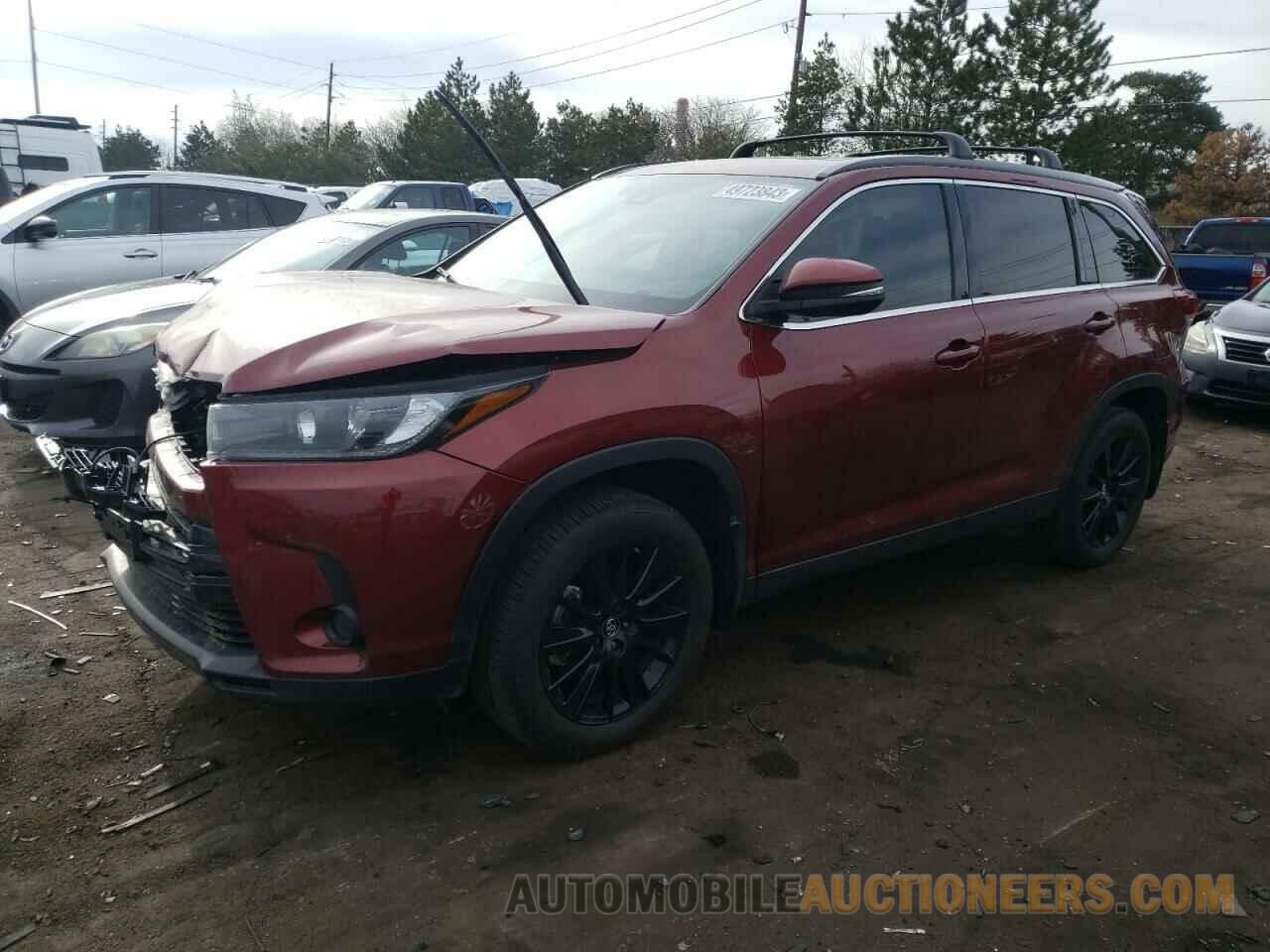 5TDJZRFH0KS604465 TOYOTA HIGHLANDER 2019