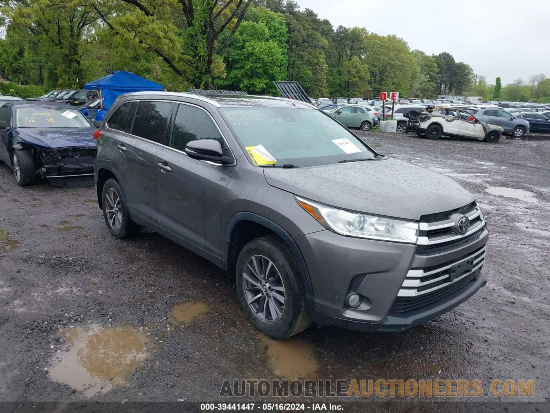 5TDJZRFH0KS604904 TOYOTA HIGHLANDER 2019