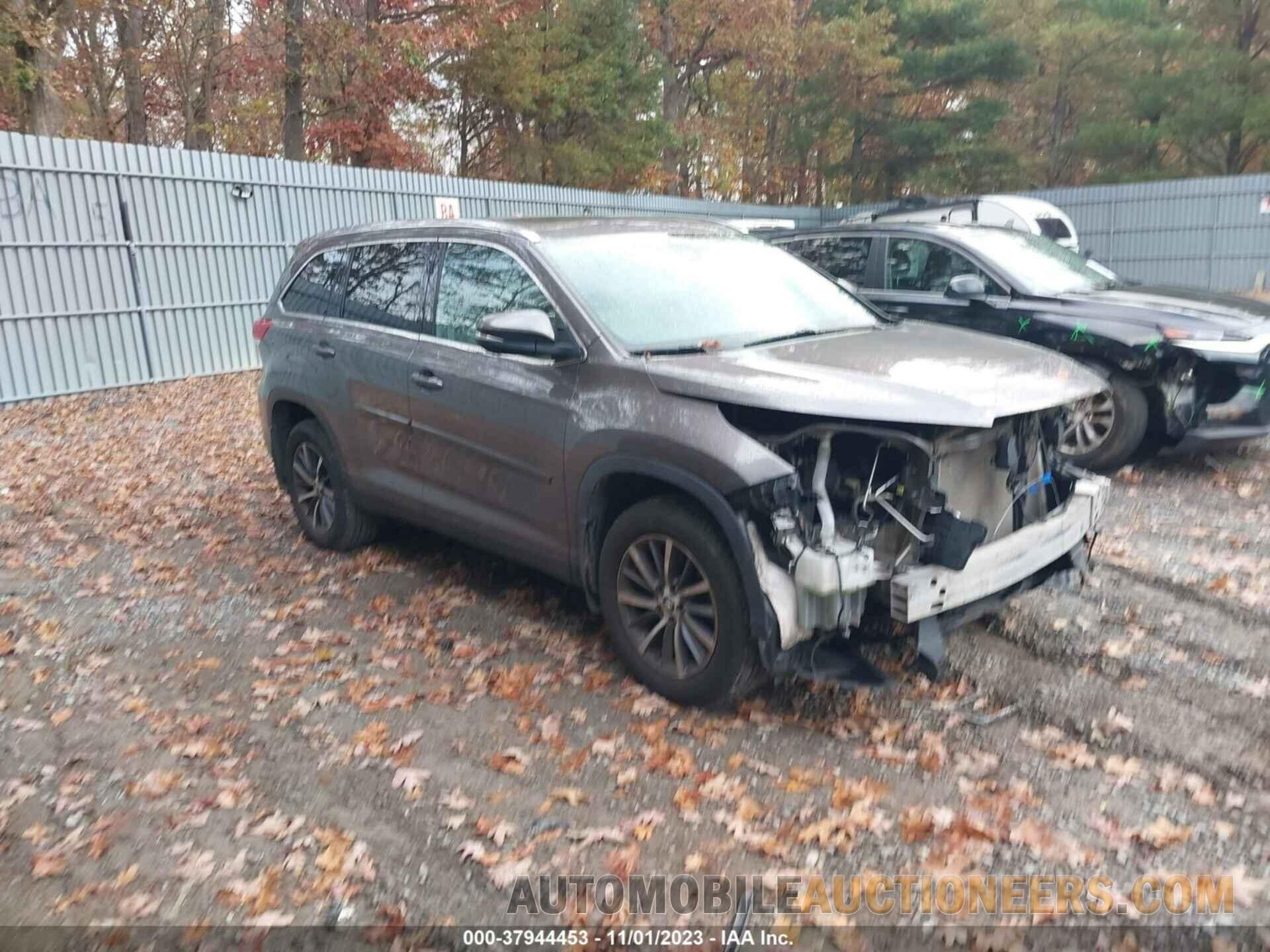 5TDJZRFH0KS606507 TOYOTA HIGHLANDER 2019