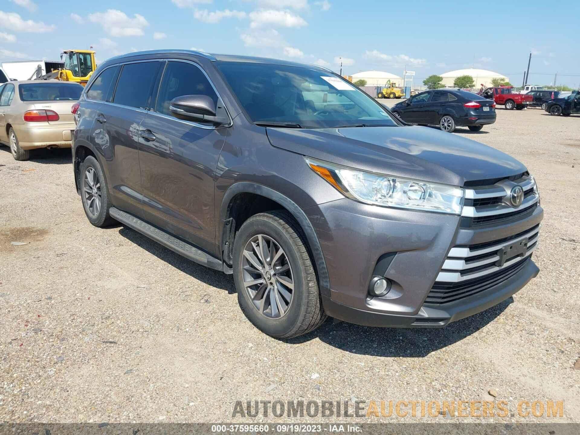 5TDJZRFH0KS614221 TOYOTA HIGHLANDER 2019