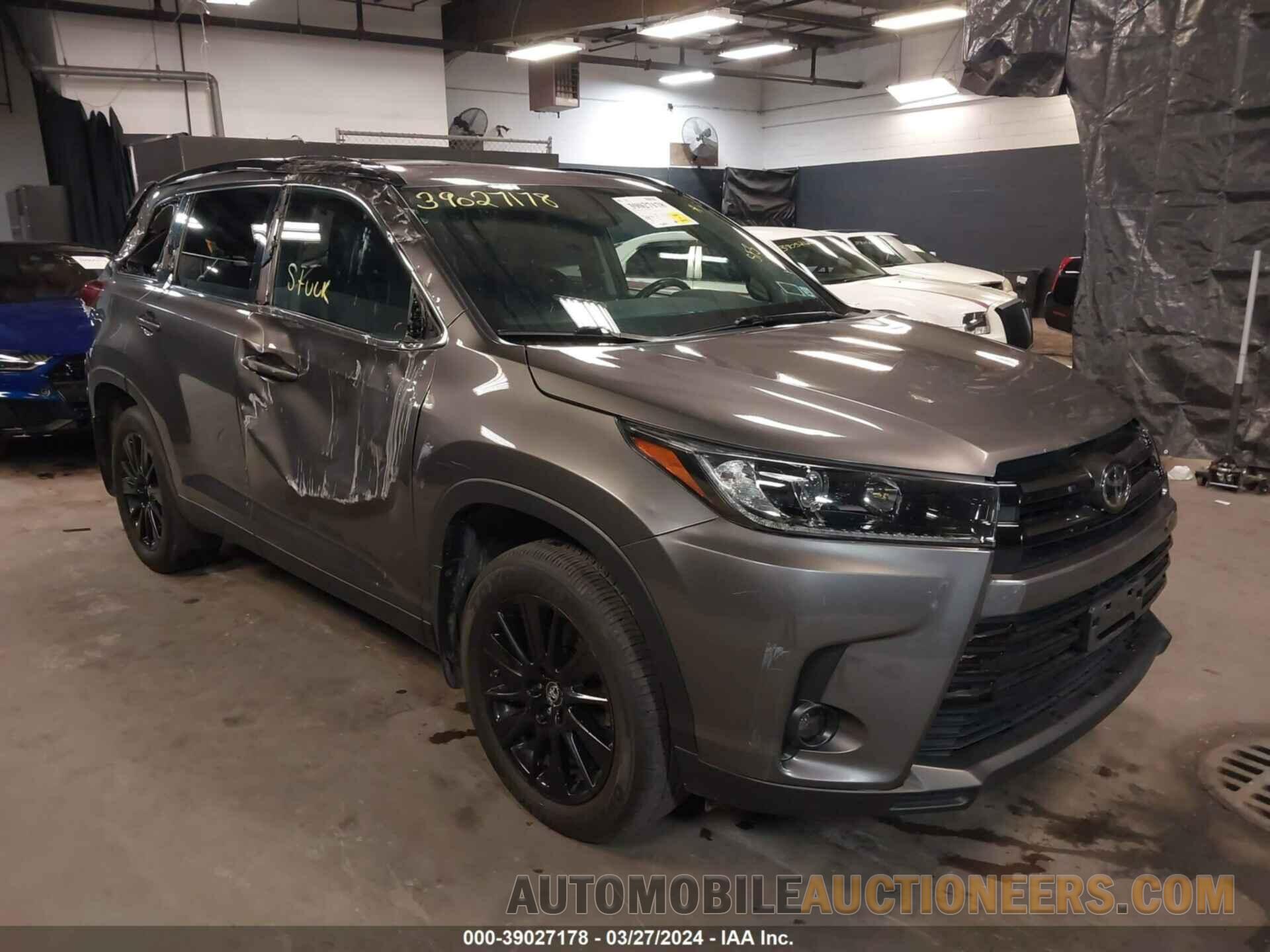 5TDJZRFH0KS616311 TOYOTA HIGHLANDER 2019