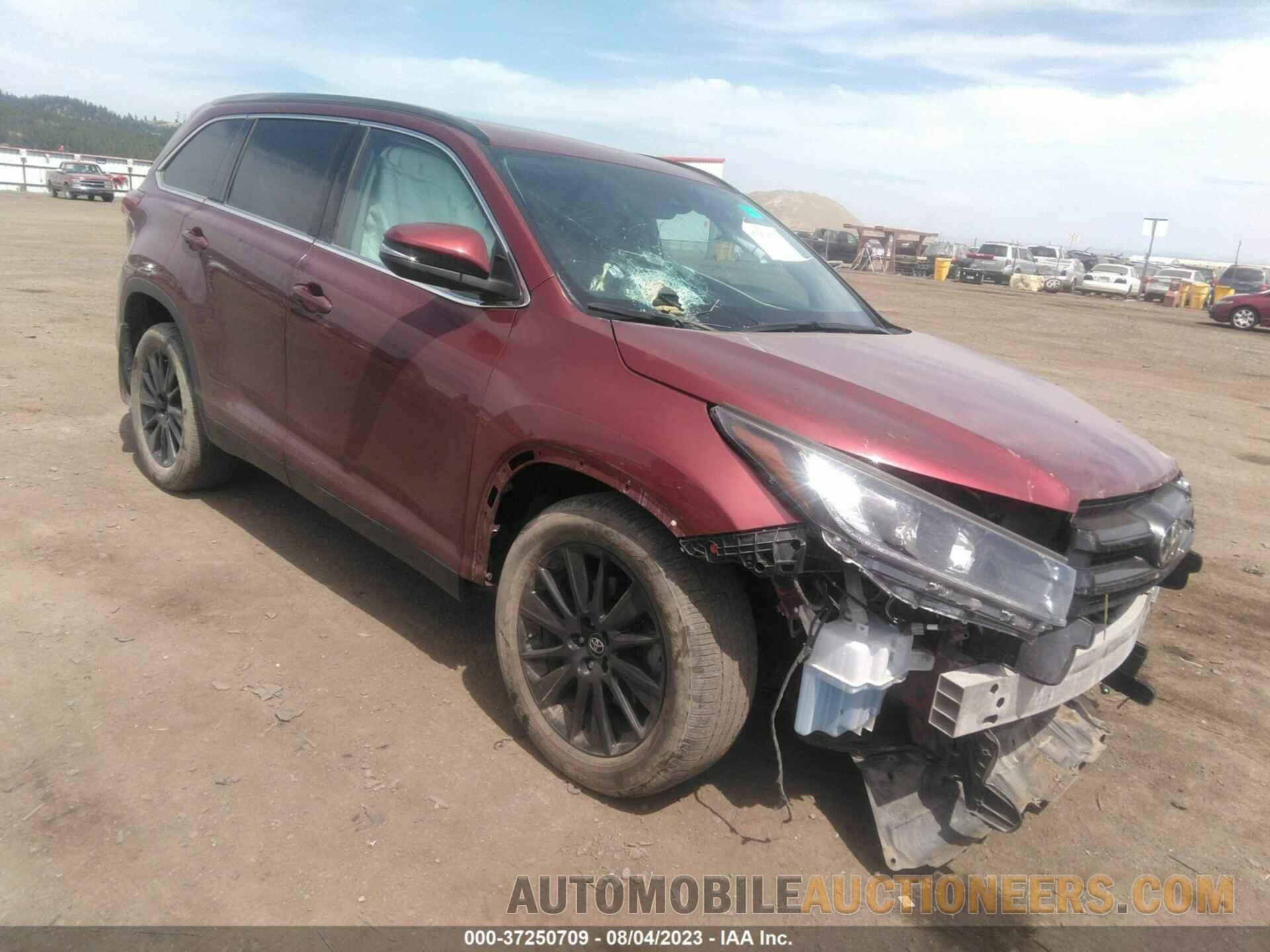 5TDJZRFH0KS622206 TOYOTA HIGHLANDER 2019