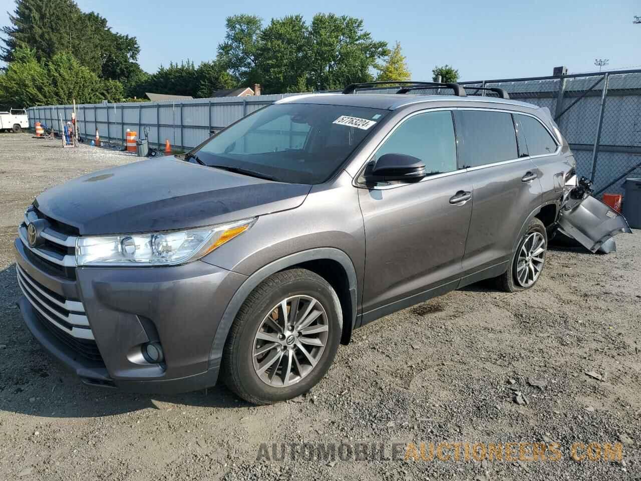 5TDJZRFH0KS718532 TOYOTA HIGHLANDER 2019