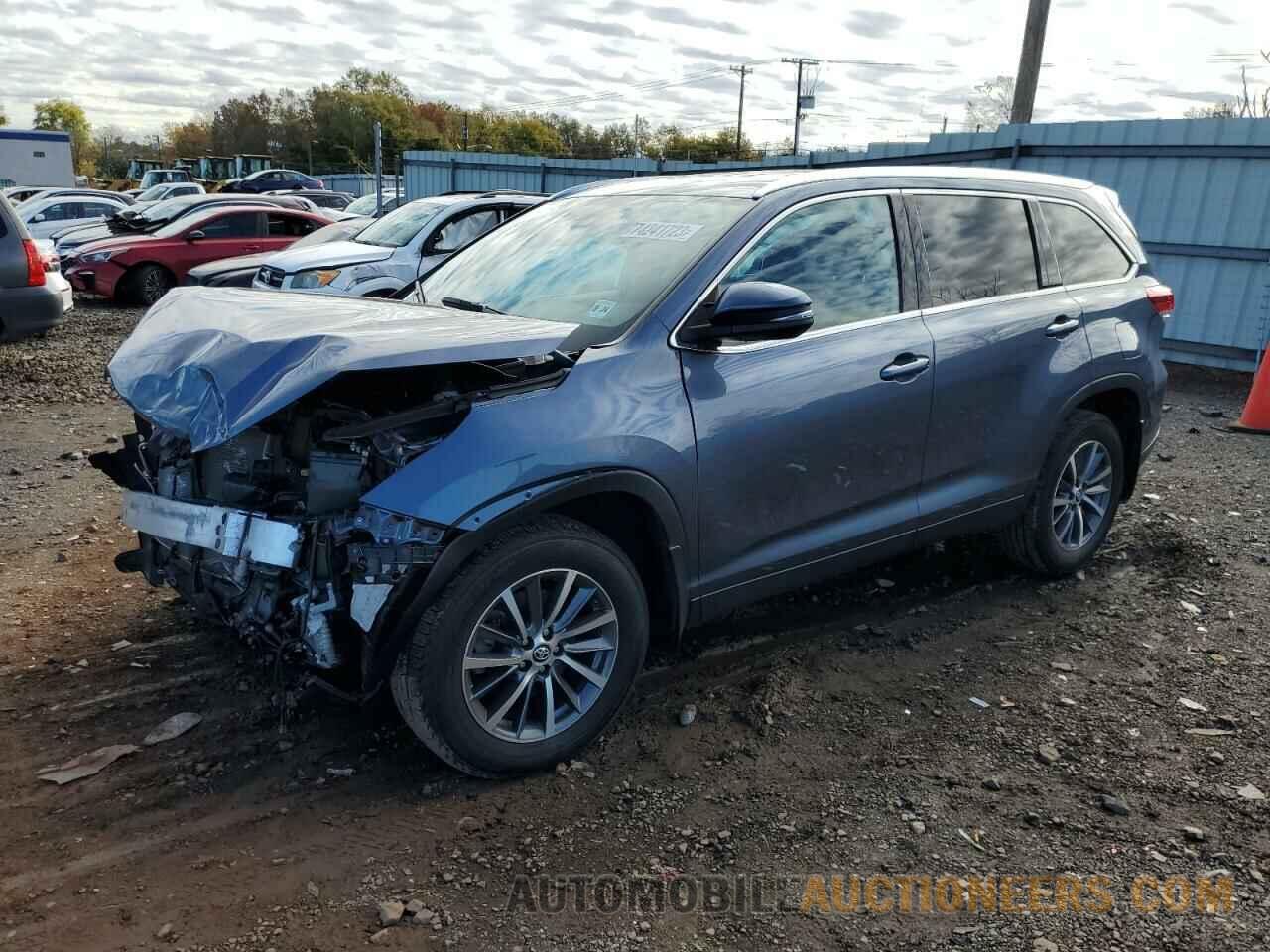 5TDJZRFH0KS721978 TOYOTA HIGHLANDER 2019